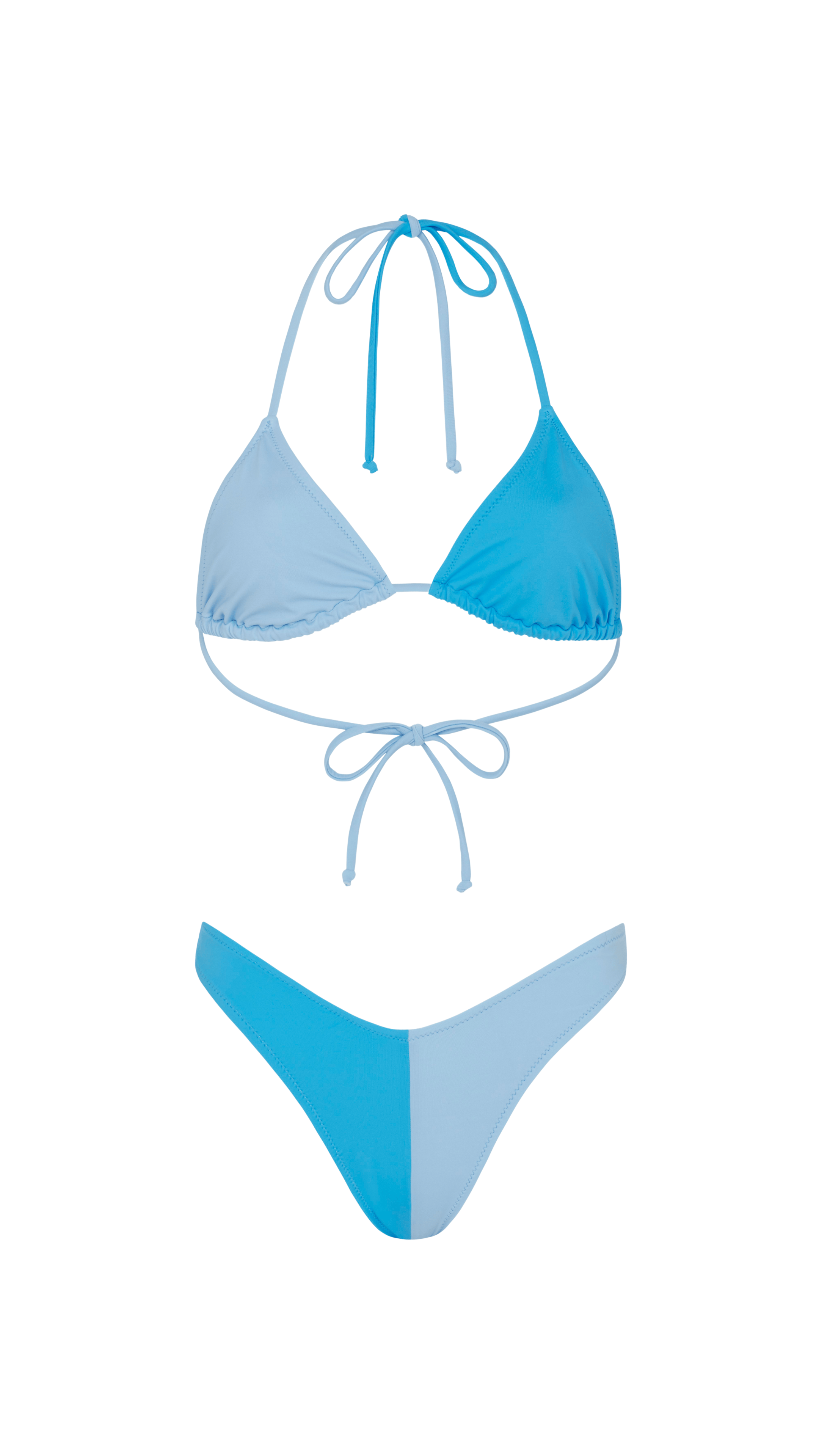 Ashlea Baker Blue Colour Duo Bikini Bottom