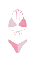 Ashlea Baker Pink Colour Duo Bikini Bottom