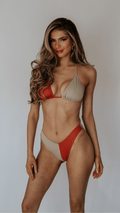 Ashlea Baker Rust Colour Duo Bikini Bottom
