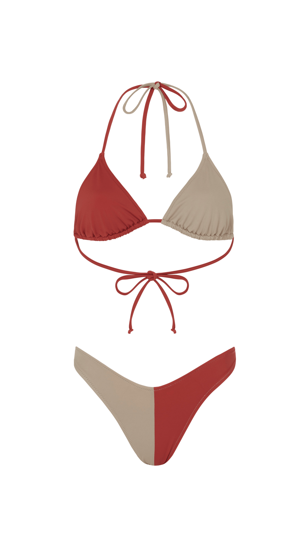 Ashlea Baker Rust Colour Duo Bikini Bottom