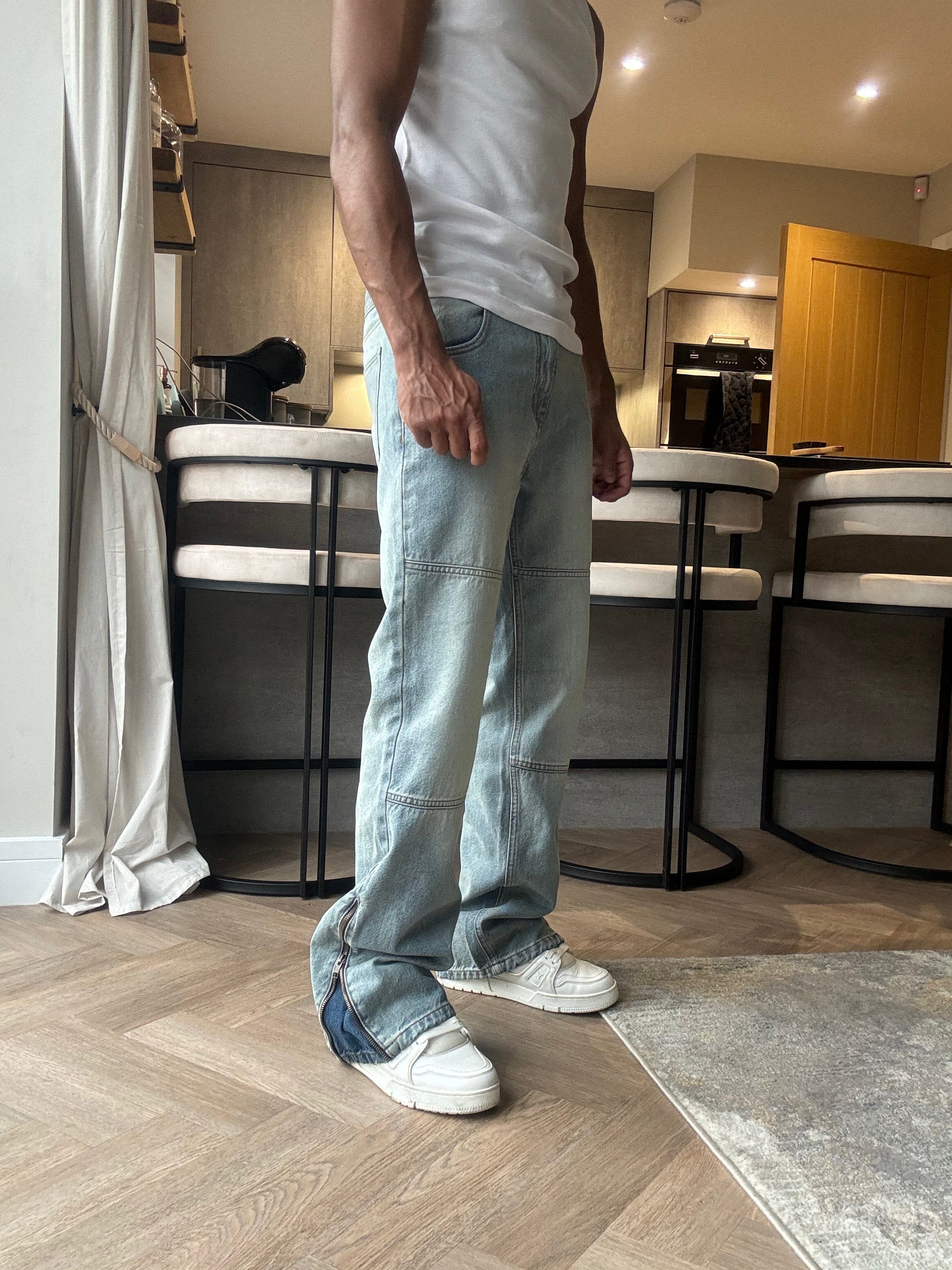 Bénir Zip Flare Denim