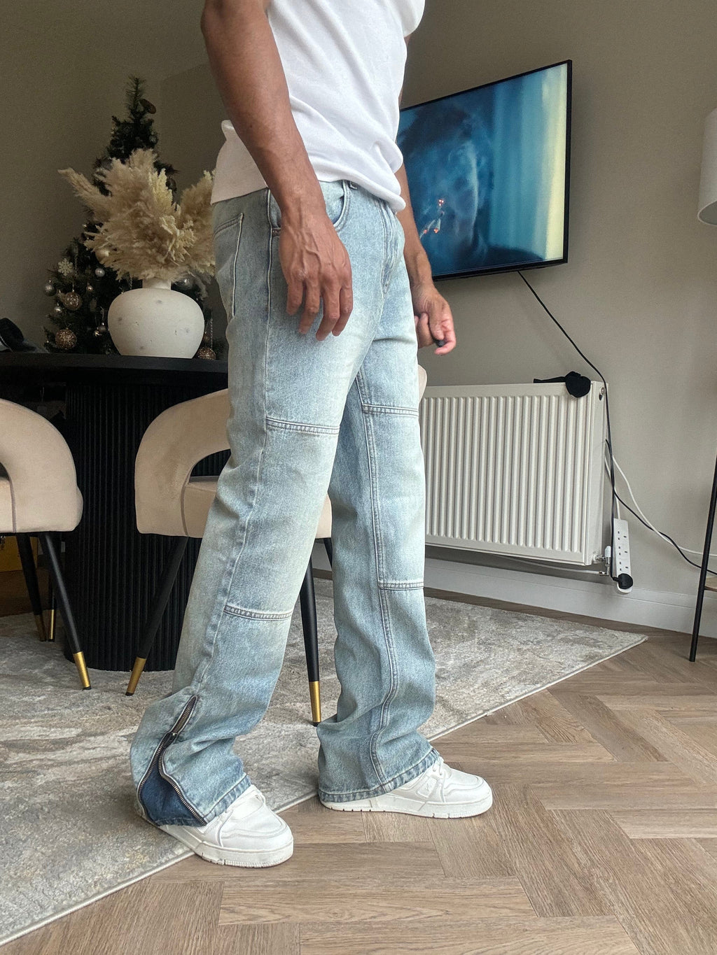 Bénir Zip Flare Denim