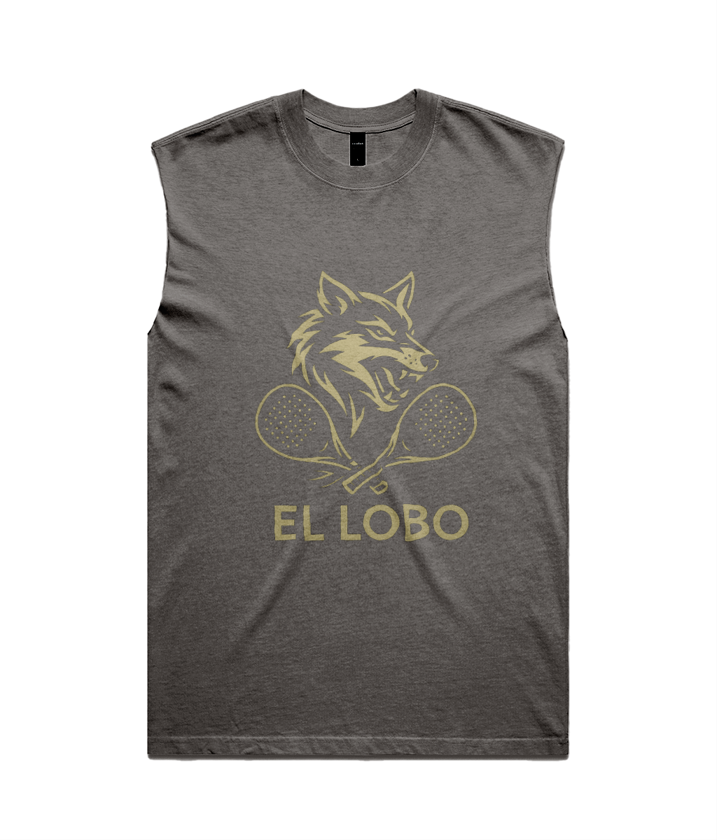Corcuera Padel Club El Lobo Heavy Faded Padel Court Tank Top