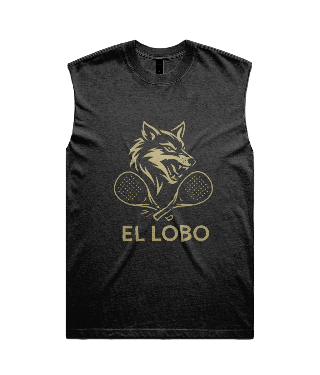Corcuera Padel Club El Lobo Heavy Faded Padel Court Tank Top