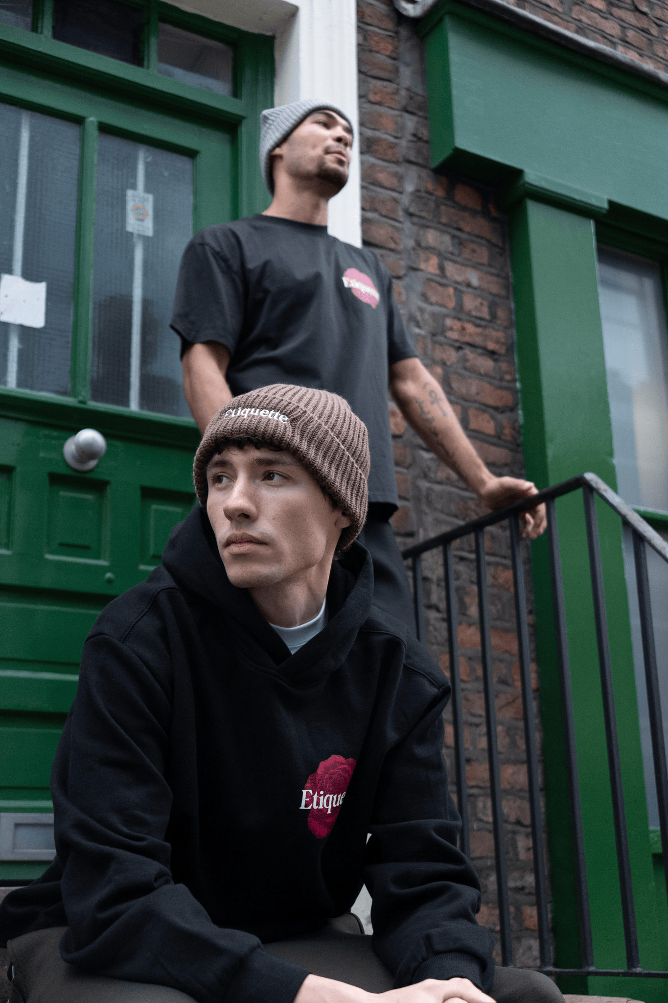 Etiquette Ribbed Beanie