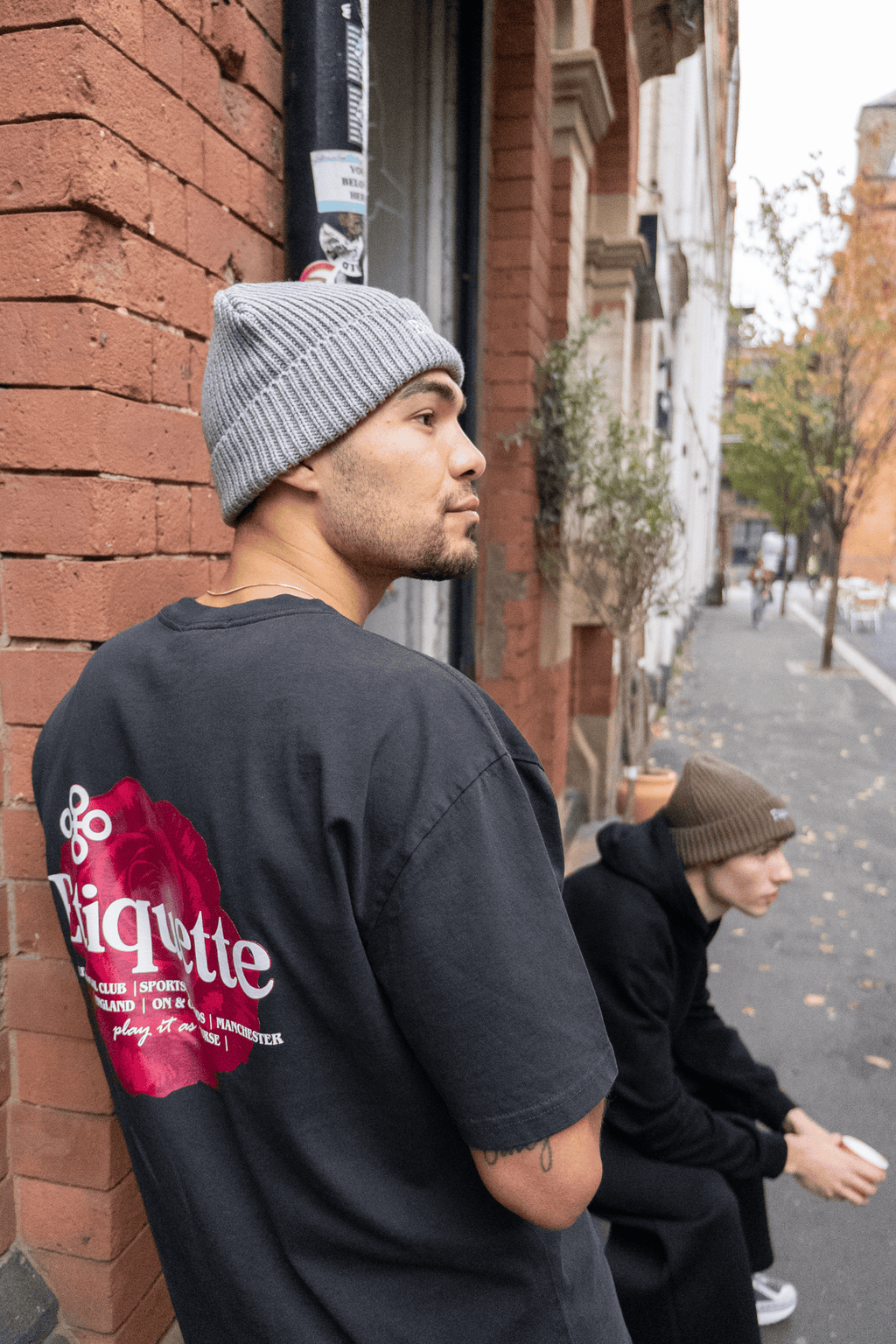 Etiquette Ribbed Beanie