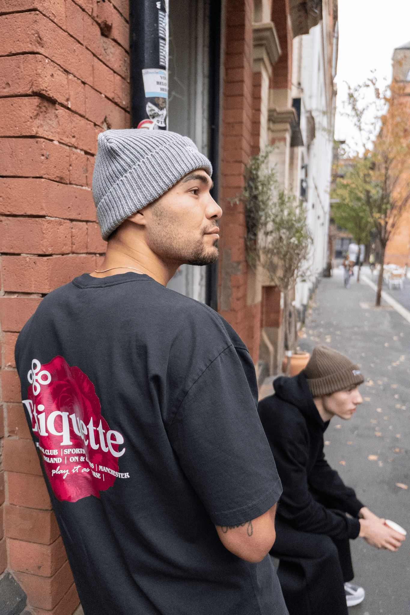 Etiquette Ribbed Beanie