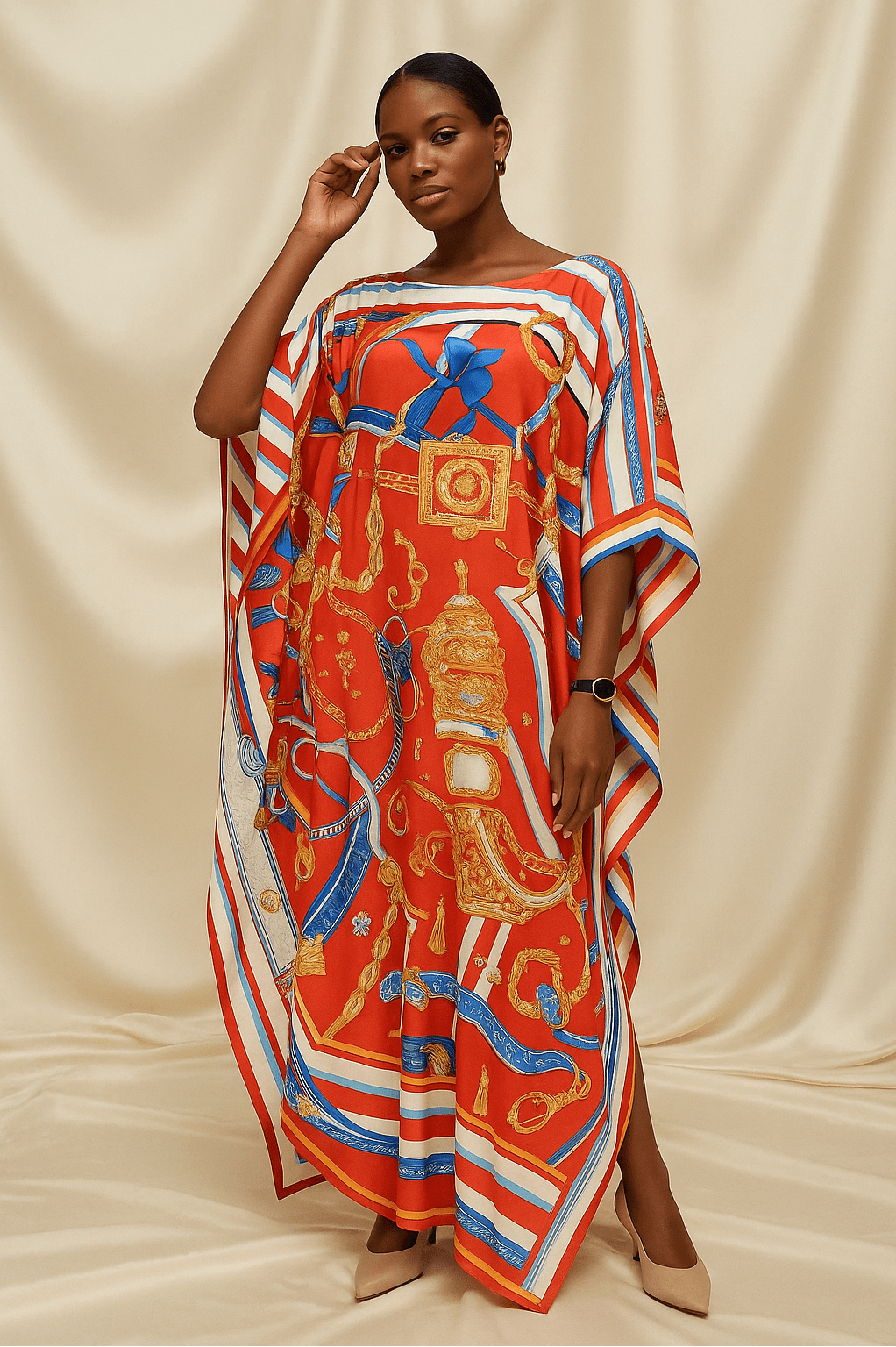 Ivy Ekong Cairo Print Luxe Print Caftan