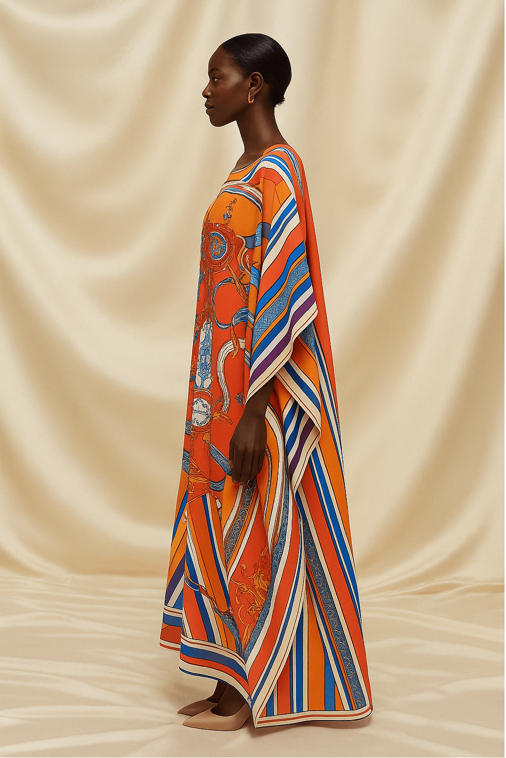 Ivy Ekong Cairo Print Luxe Print Caftan