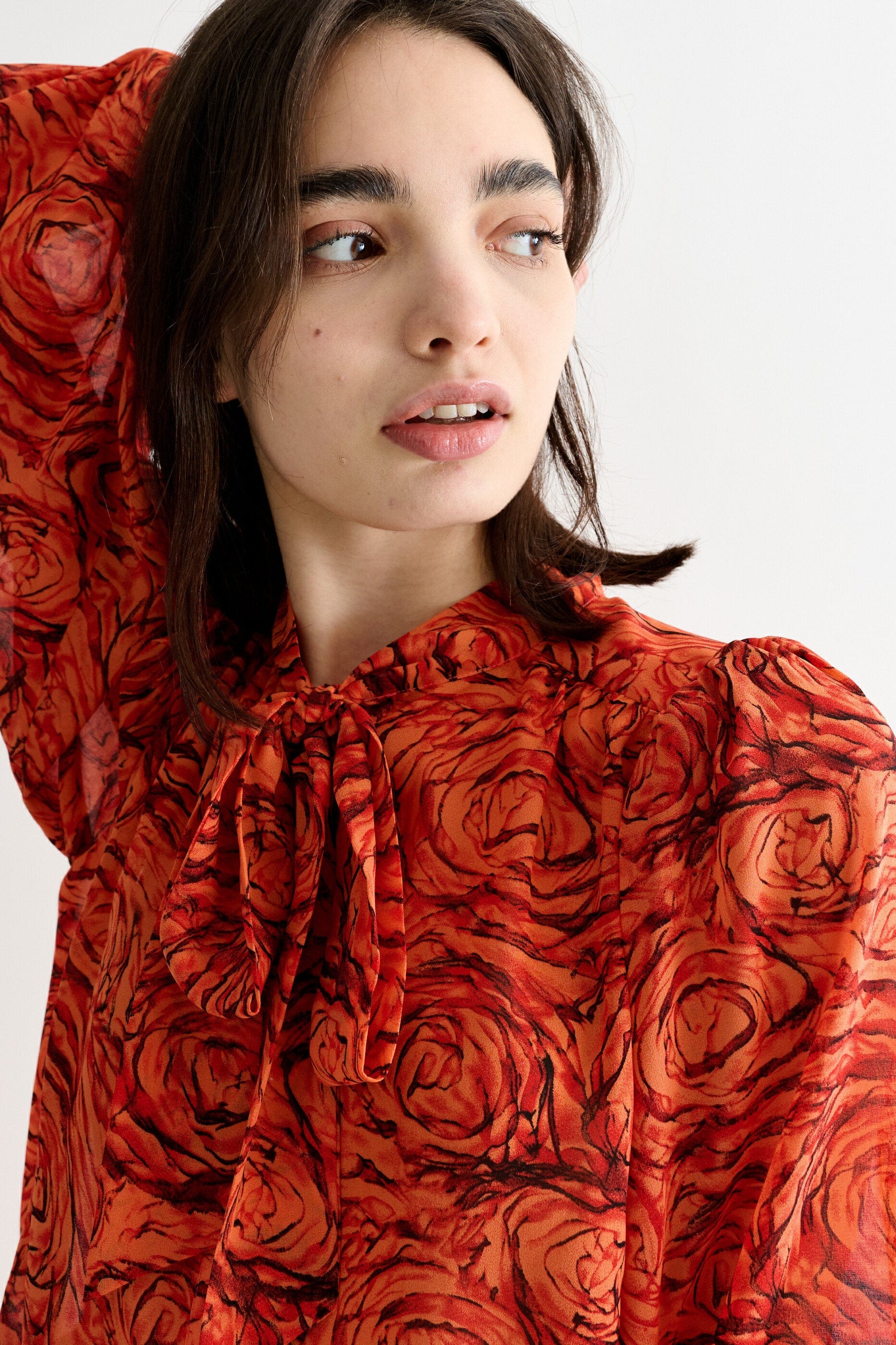Louche Boo Rosechild Tie Neck Blouse