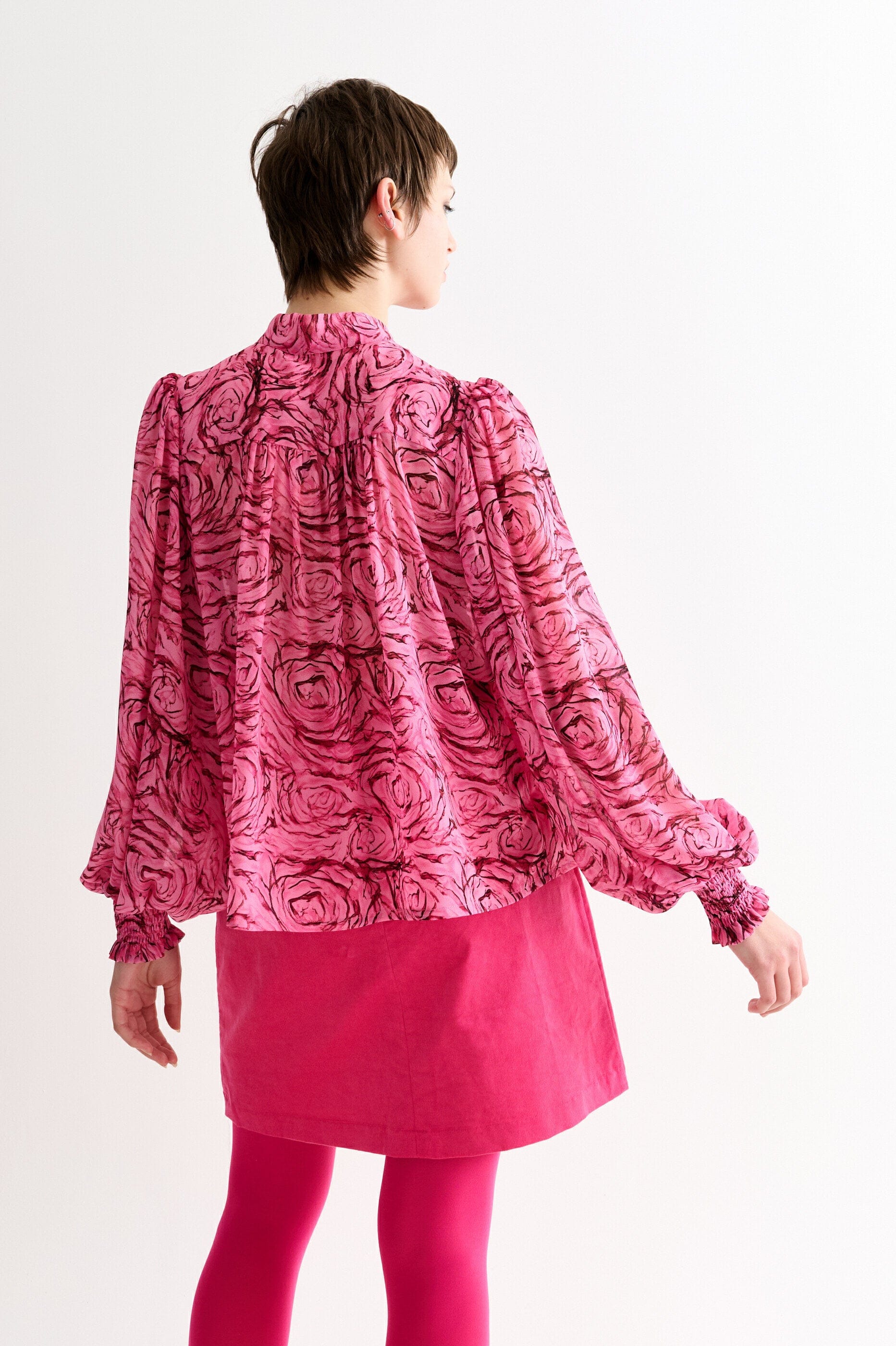 Louche Boo Rosechild Tie Neck Blouse