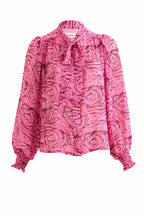 Louche Boo Rosechild Tie Neck Blouse