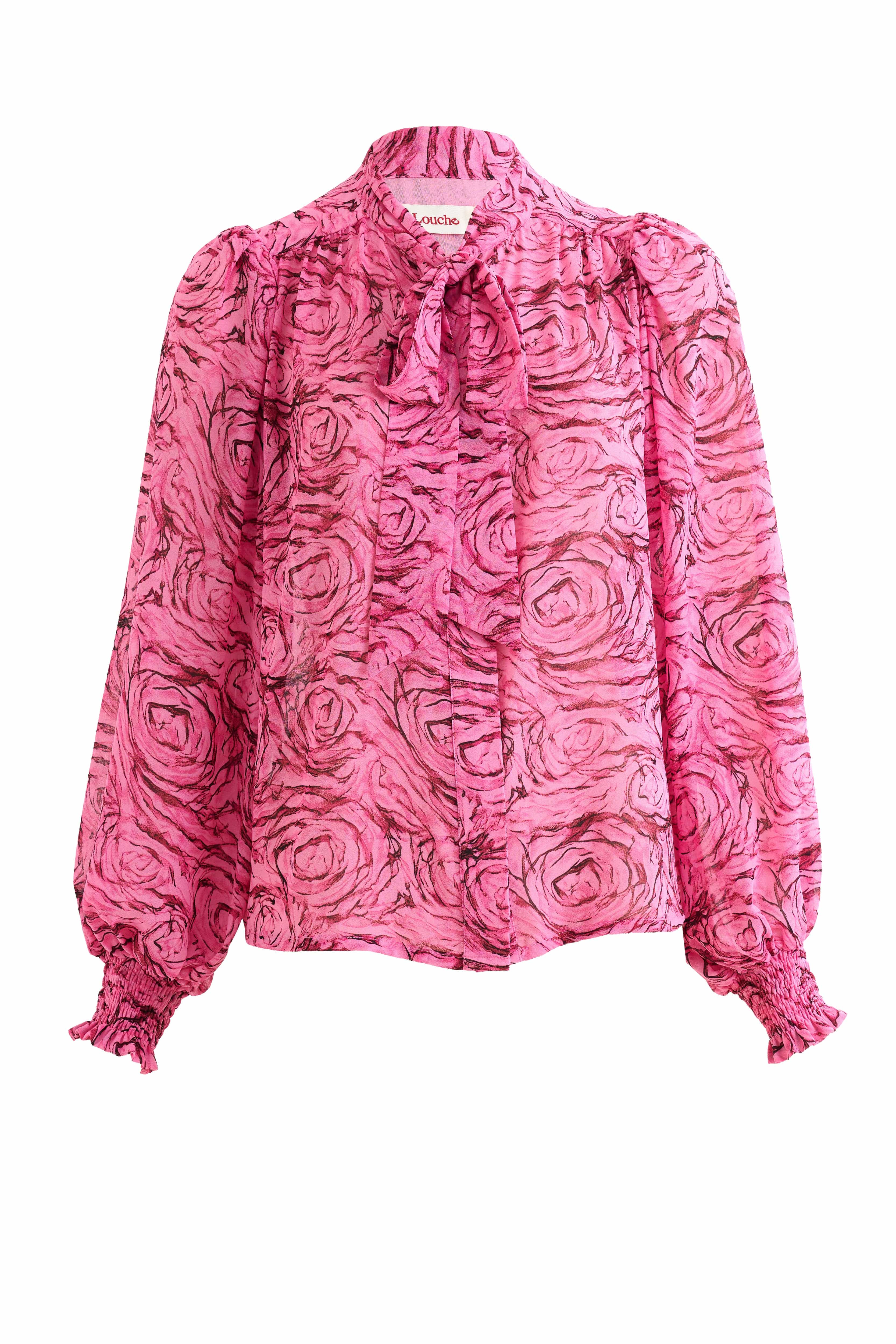 Louche Boo Rosechild Tie Neck Blouse