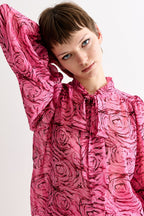 Louche Boo Rosechild Tie Neck Blouse