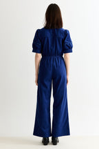 Louche Finlay Babycord V Neck Ric Rac Trim Jumpsuit