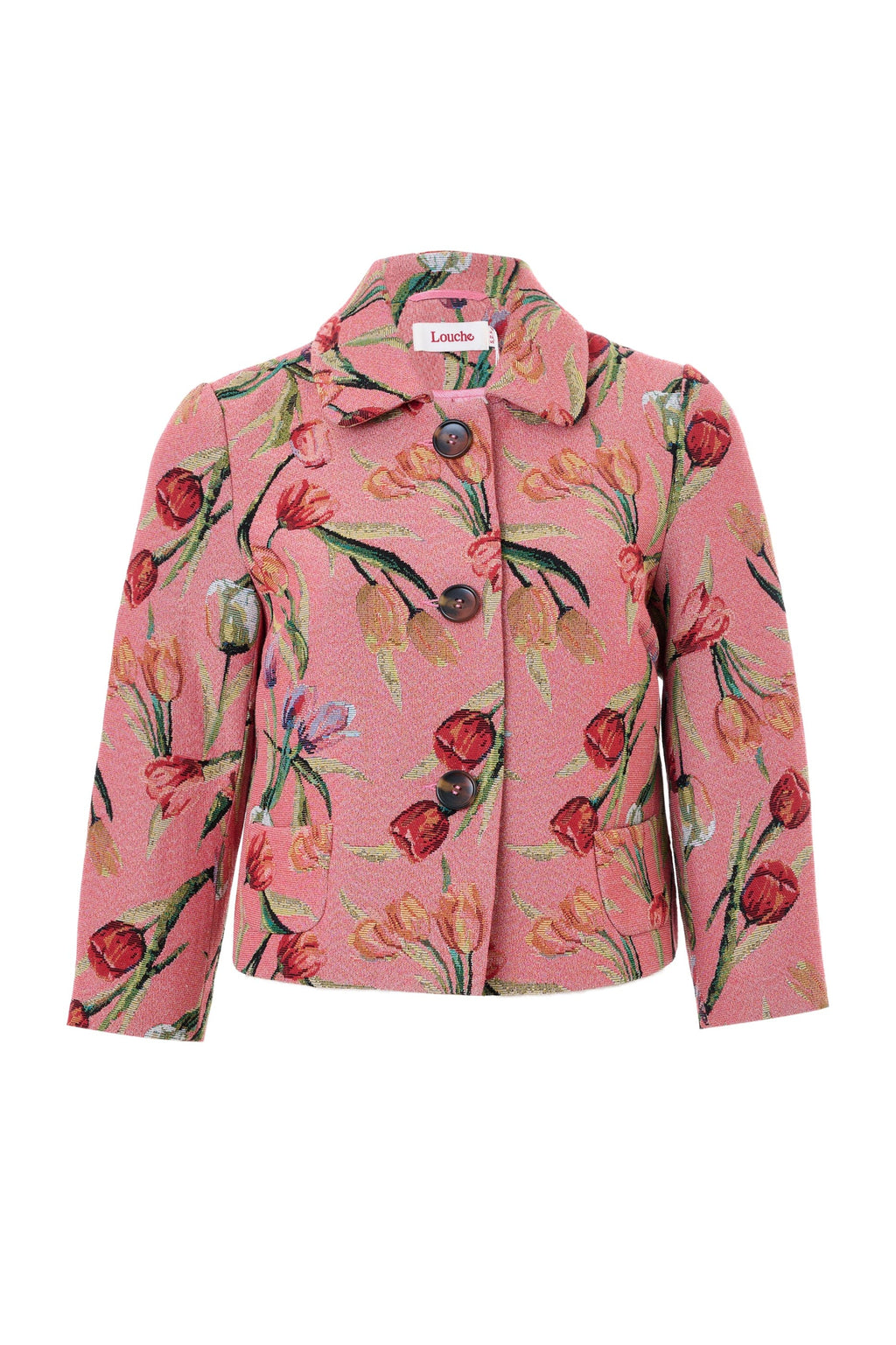 Louche Salut Tulip Jacquard Short Jacket