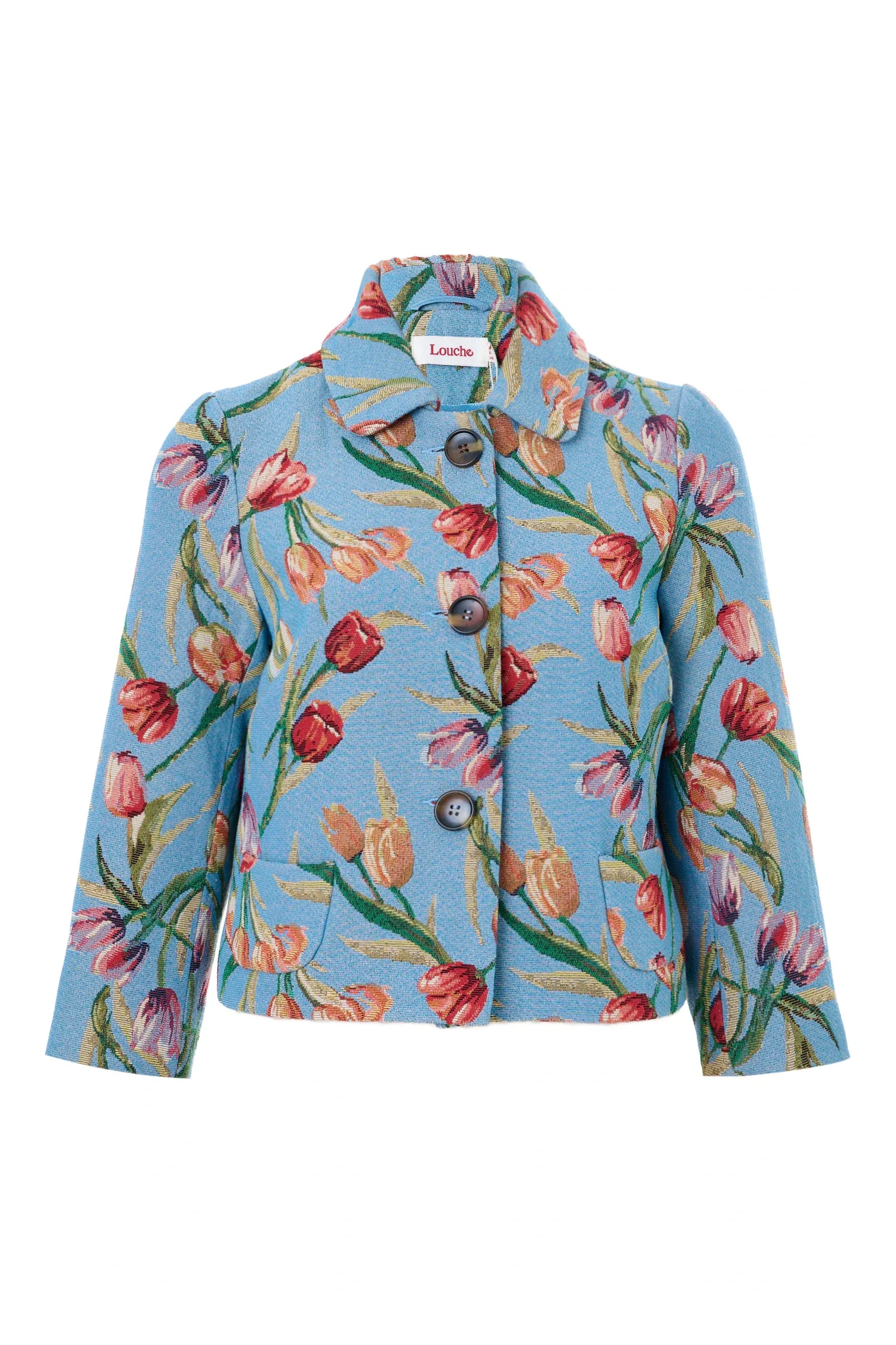 Louche Salut Tulip Jacquard Short Jacket
