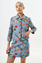 Louche Salut Tulip Jacquard Short Jacket