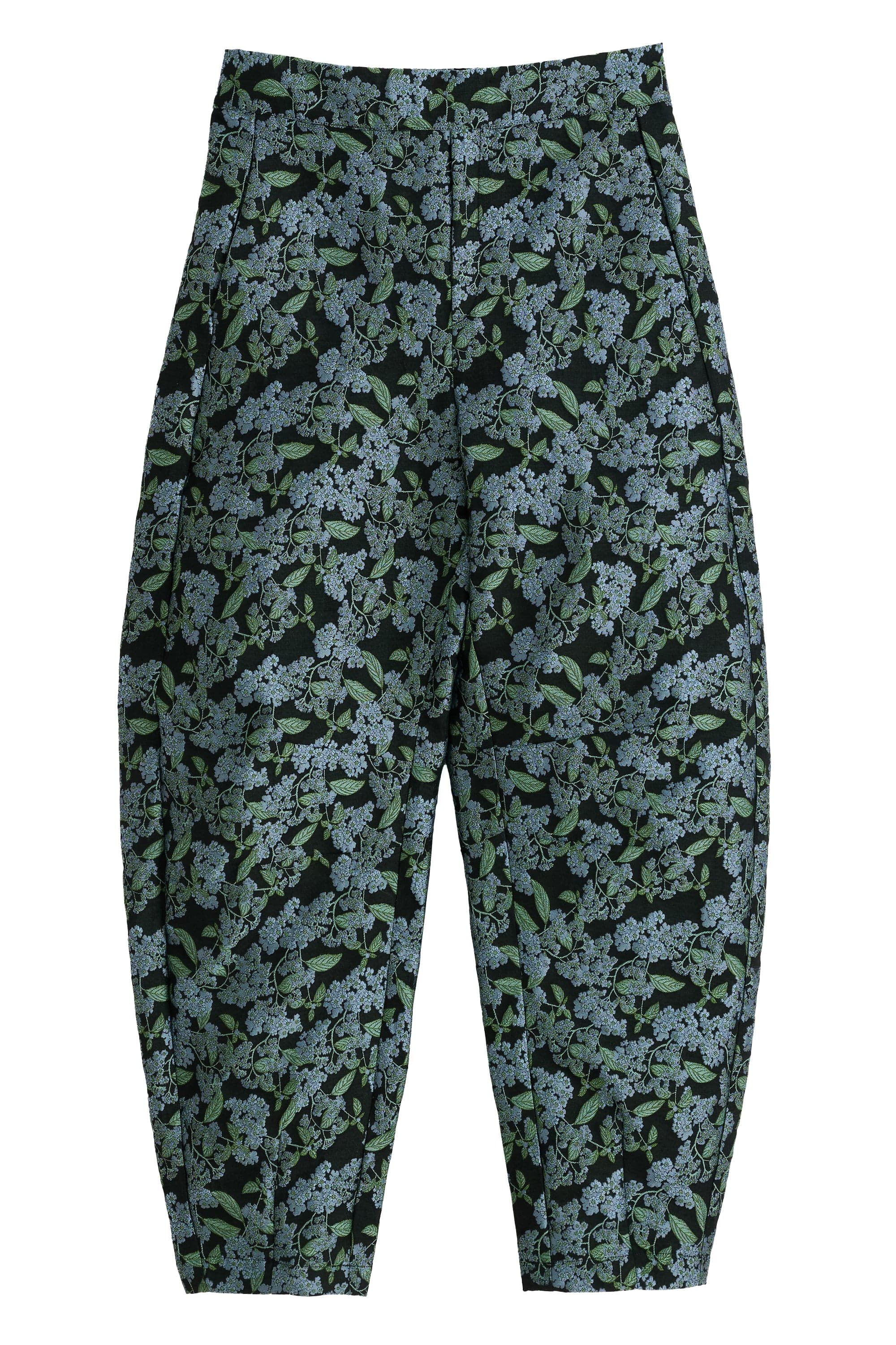 Louche Sutton Blossom Jacquard Barrel Trouser