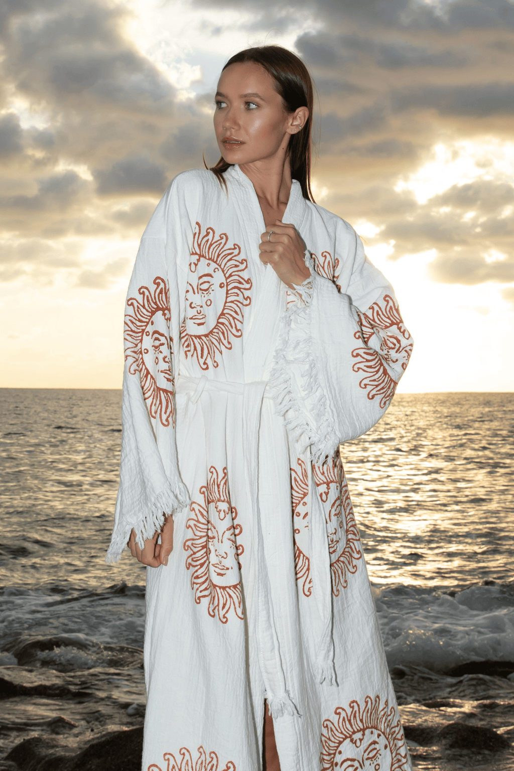 Meraki Beach Sun Goddess Organic Cotton Kimono