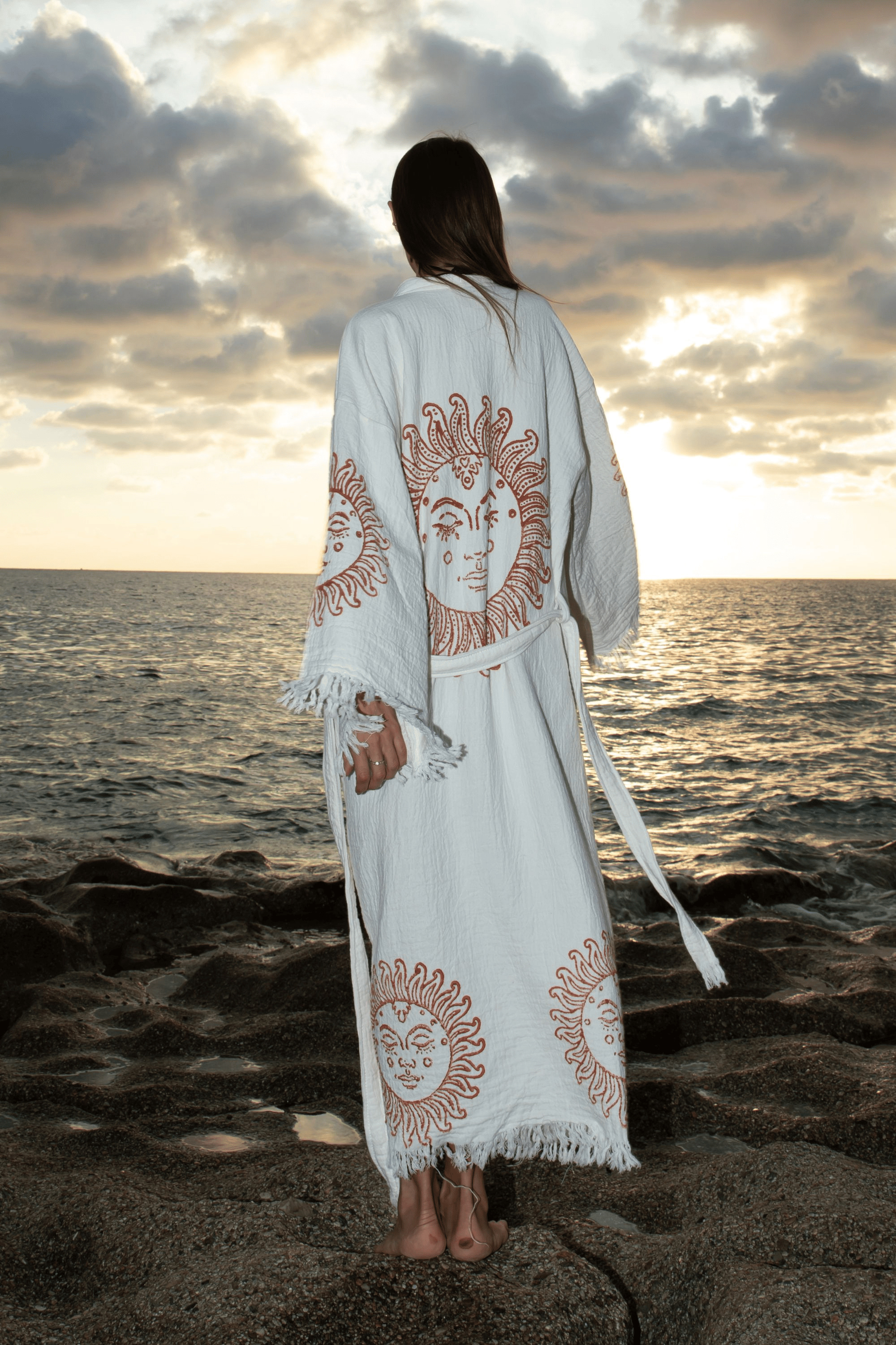 Meraki Beach Sun Goddess Organic Cotton Kimono