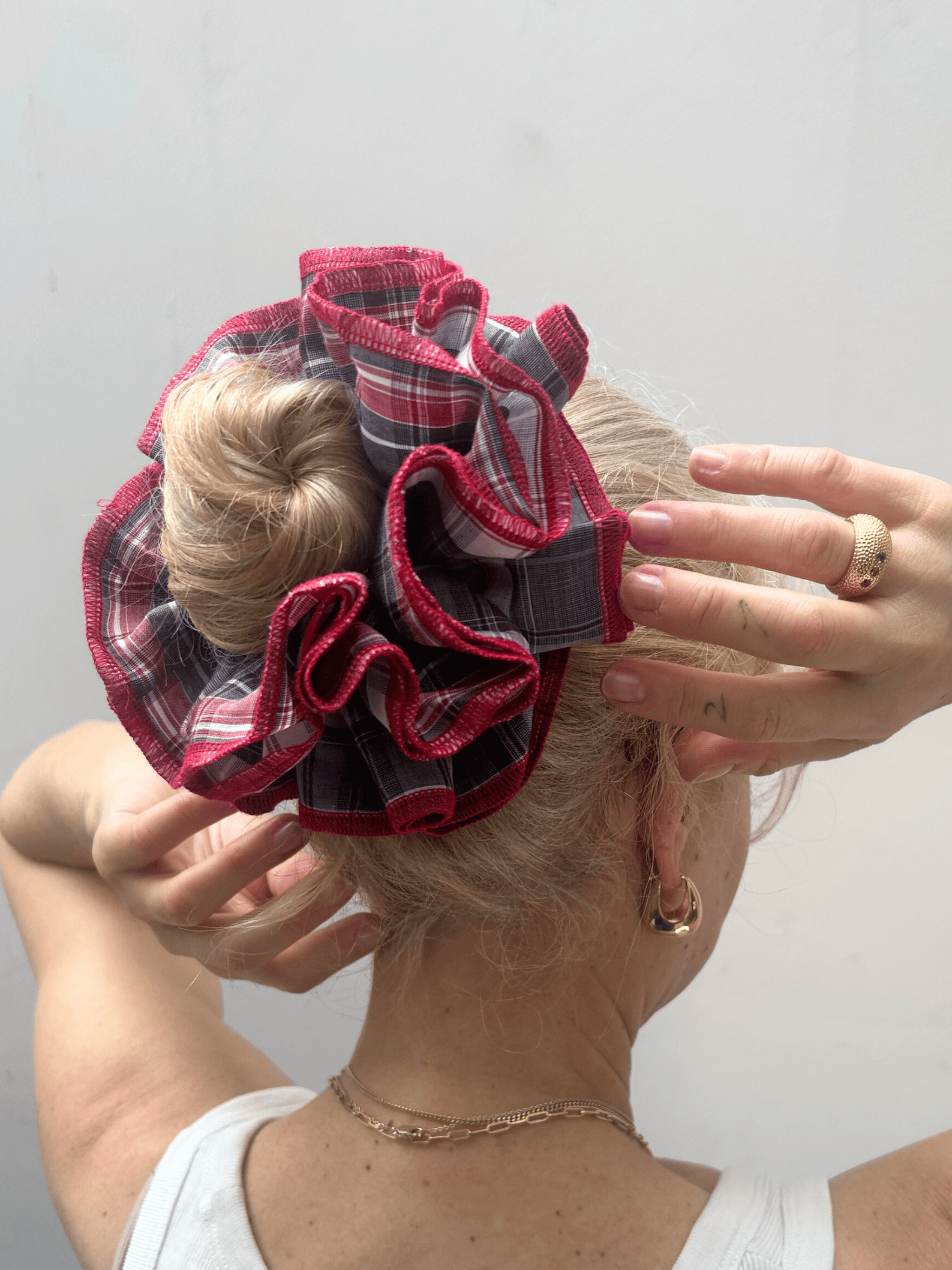 No More Nobody Azaria Organic Linen Scrunchie