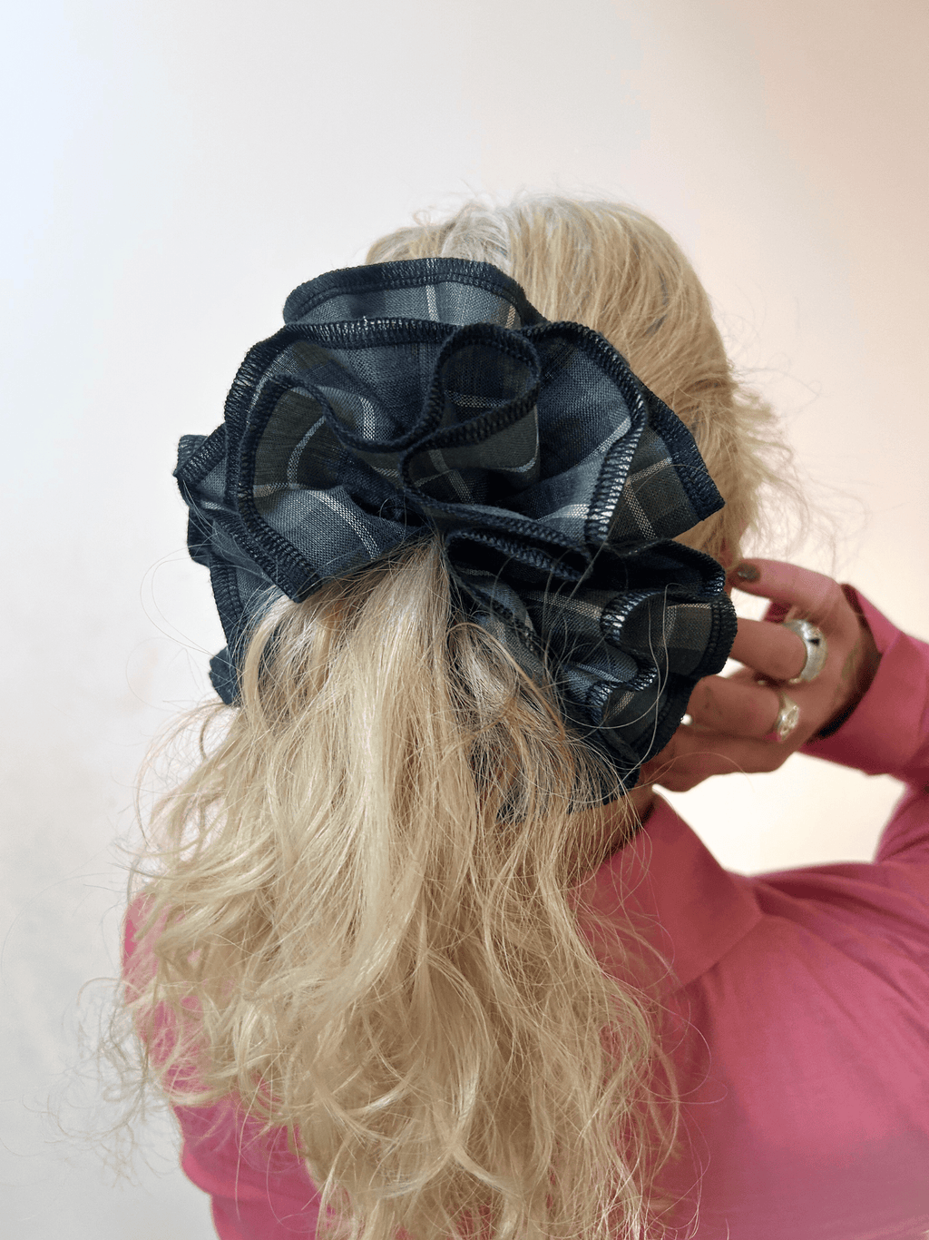 No More Nobody Azaria Organic Linen Scrunchie