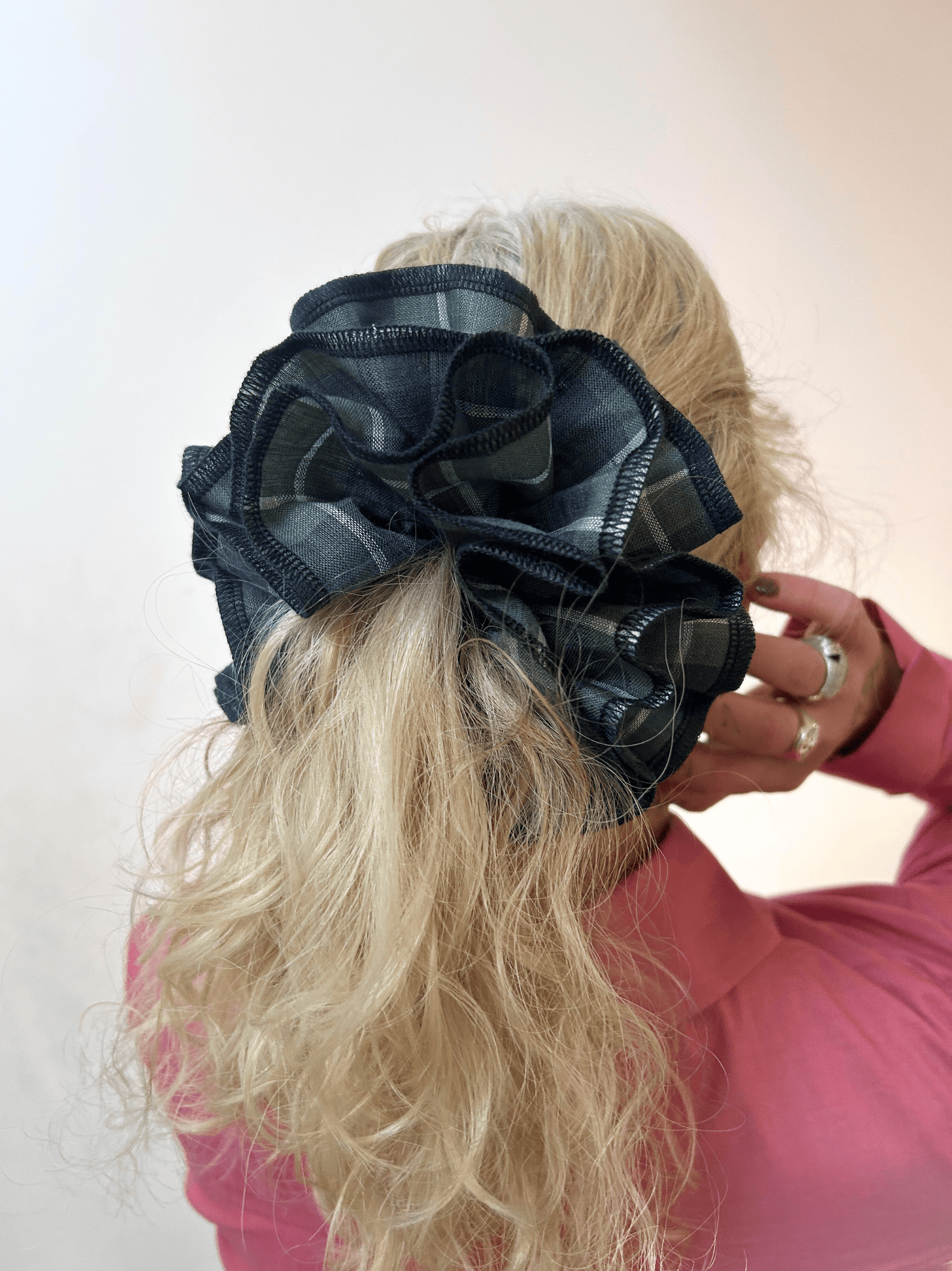 No More Nobody Azaria Organic Linen Scrunchie