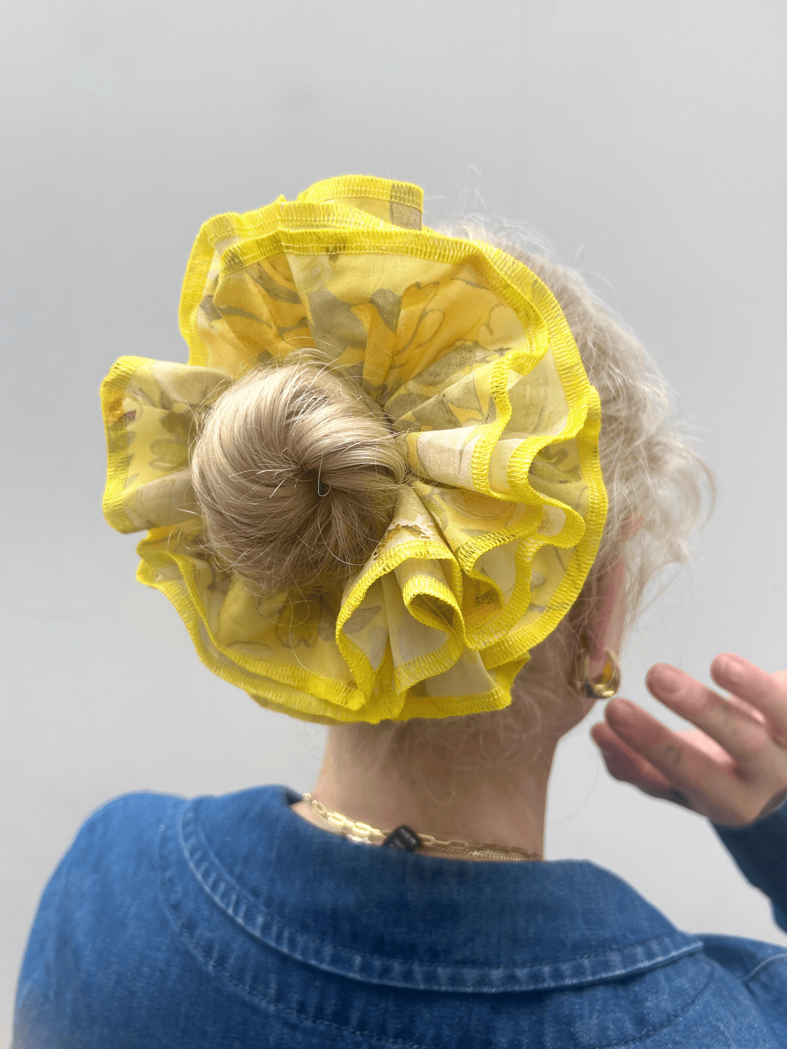 No More Nobody Azaria Organic Linen Scrunchie