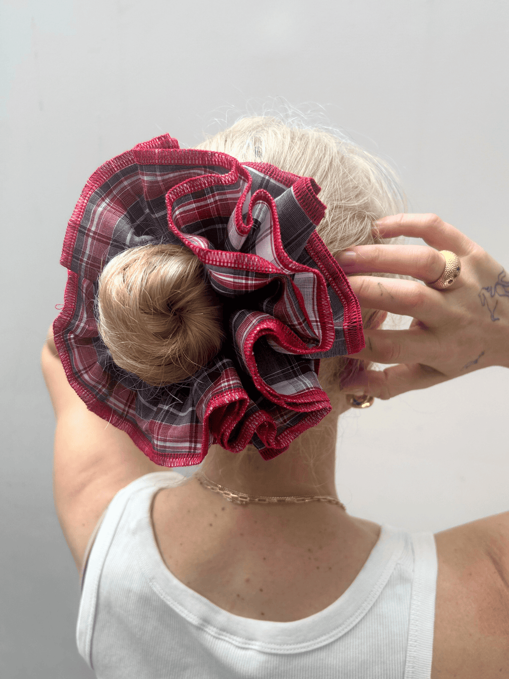 No More Nobody Azaria Organic Linen Scrunchie