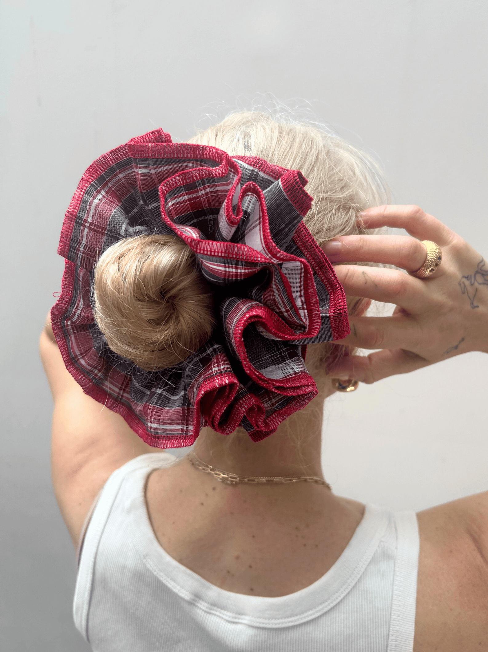 No More Nobody Azaria Organic Linen Scrunchie