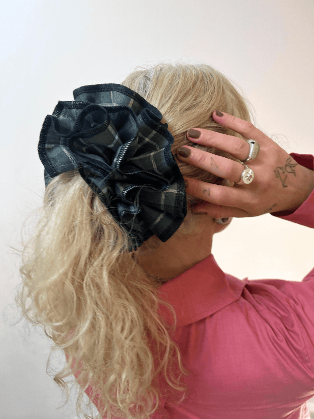 No More Nobody Azaria Organic Linen Scrunchie