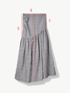 No More Nobody Hilda Organic Cotton Gathered Maxi Skirt