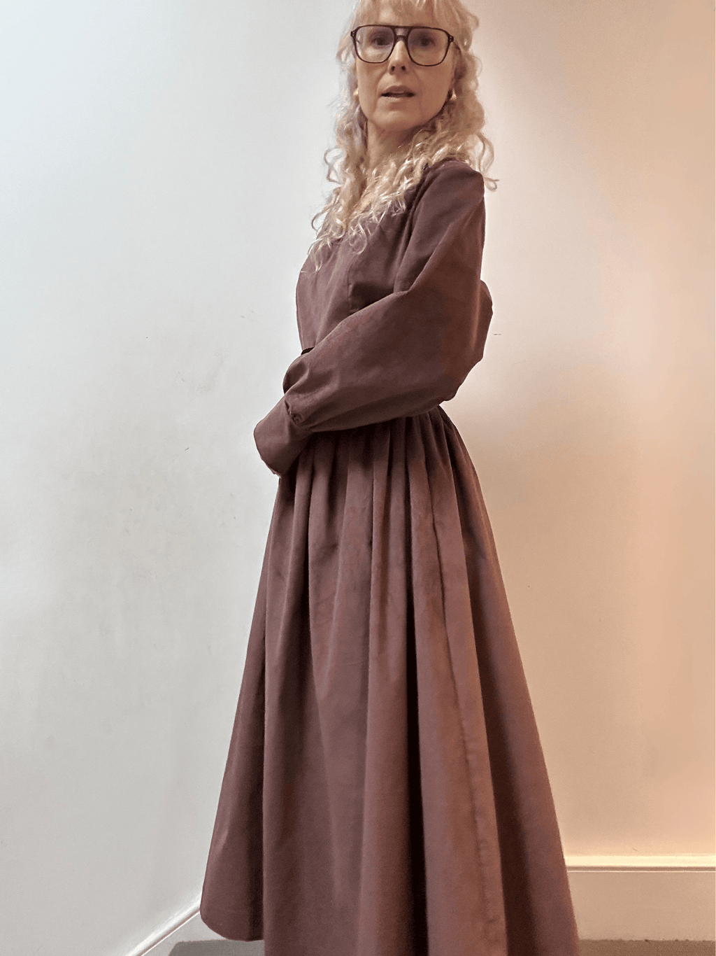 No More Nobody Michelle Oversized Corduroy Maxi Dress