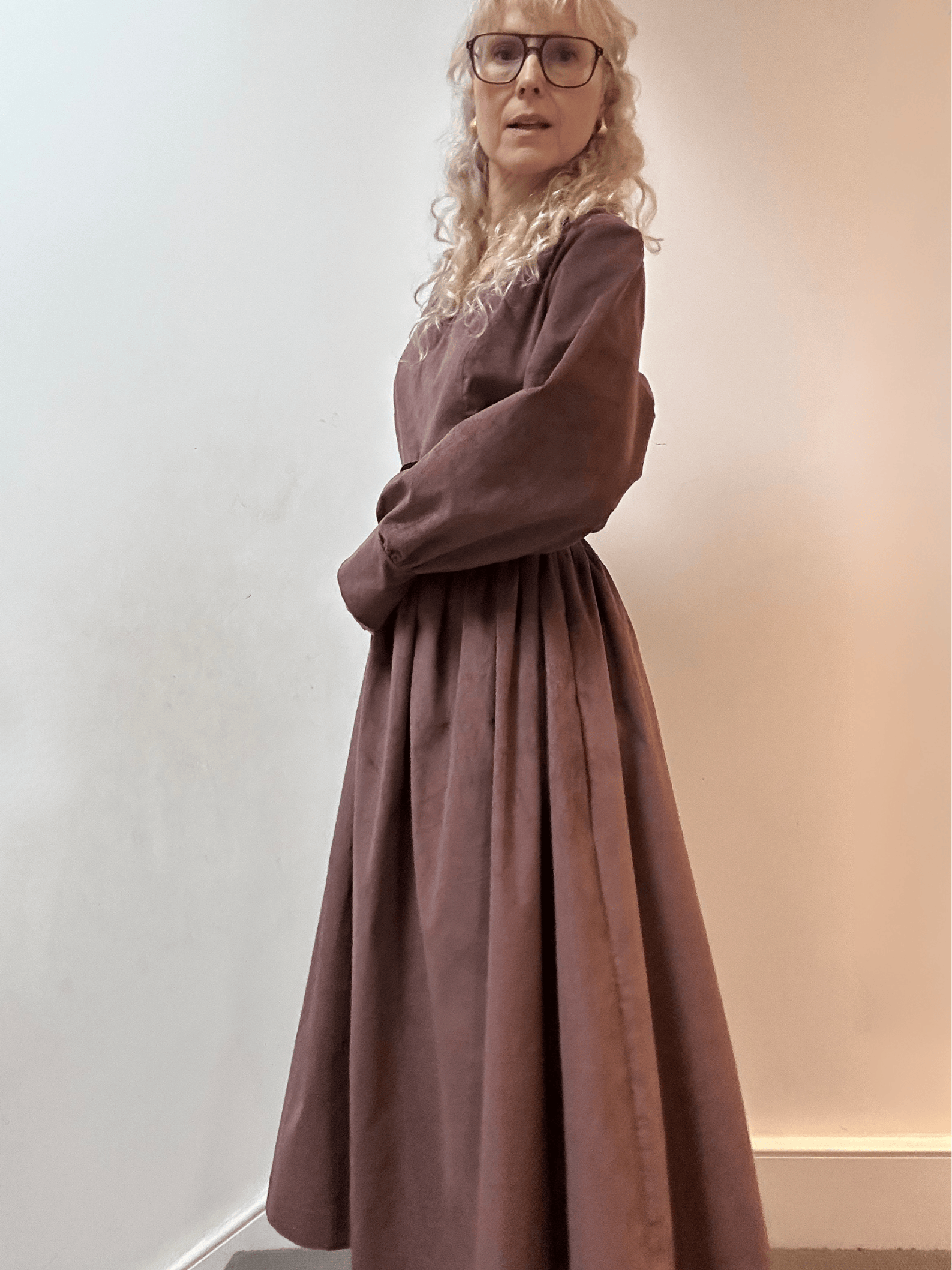 No More Nobody Michelle Oversized Corduroy Maxi Dress