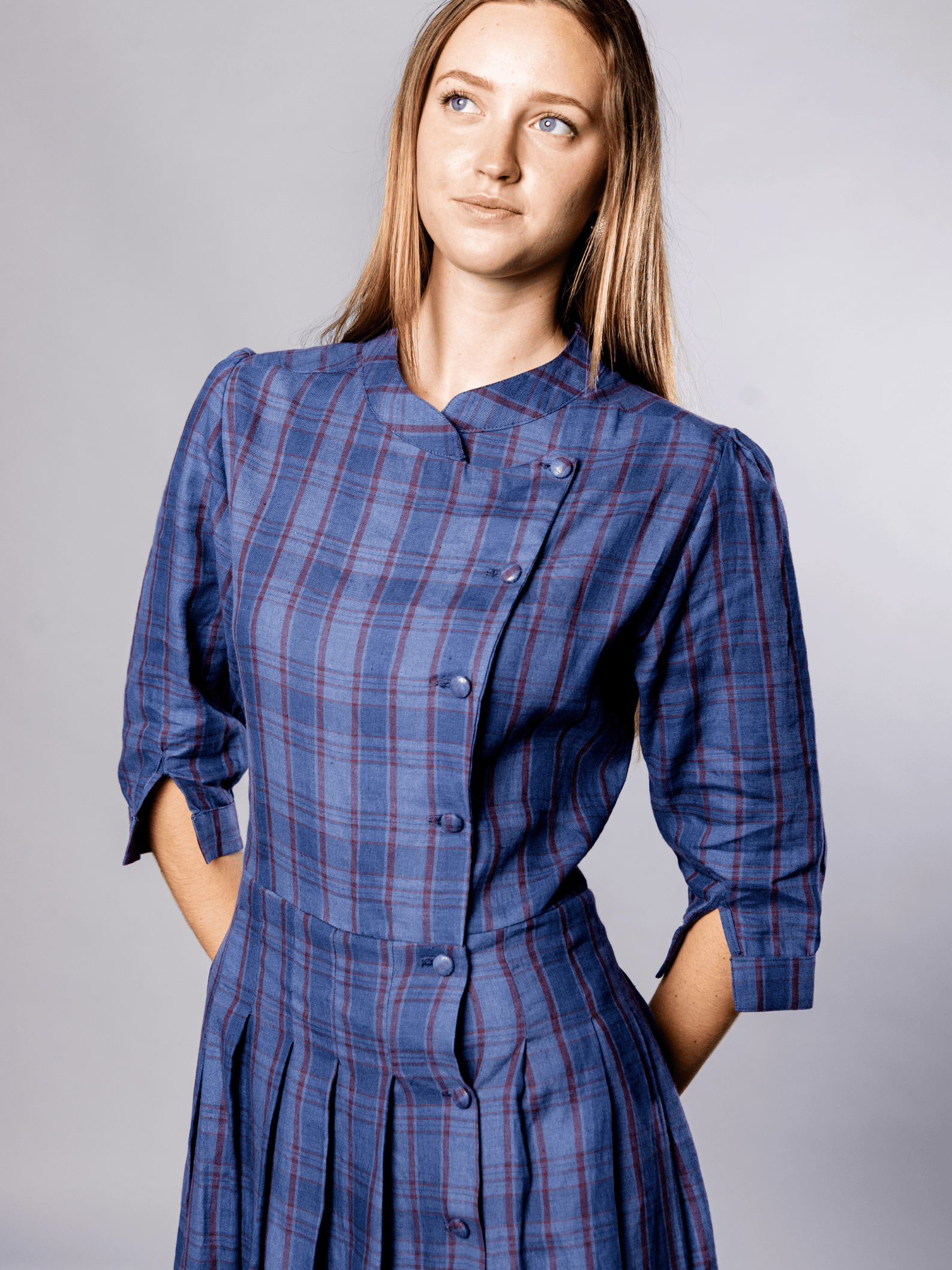No More Nobody Talitha Button Down Midi Dress