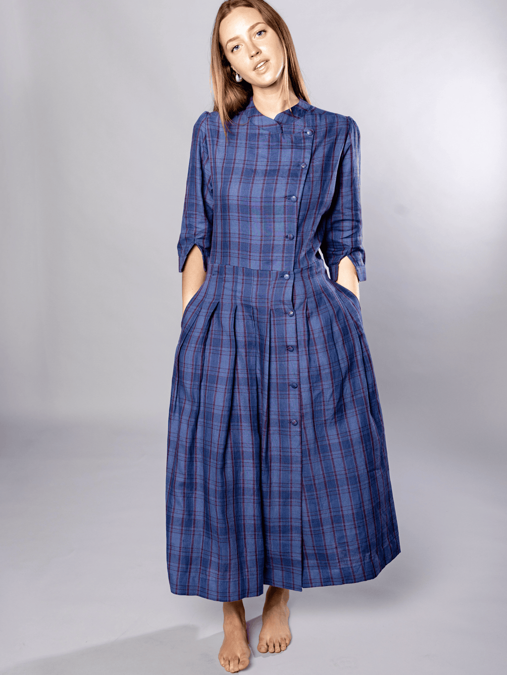 No More Nobody Talitha Button Down Midi Dress