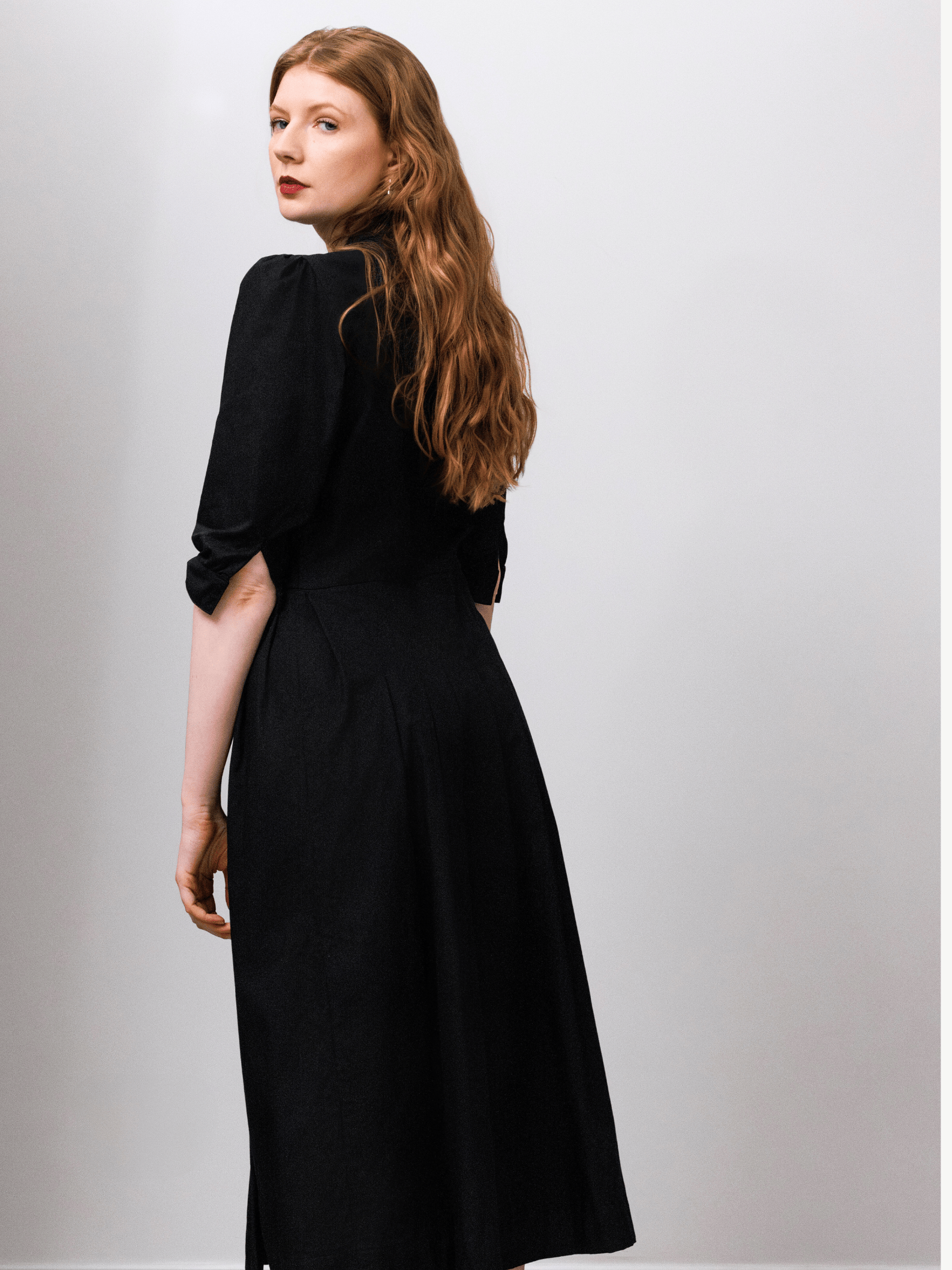 No More Nobody Talitha Button Down Midi Dress