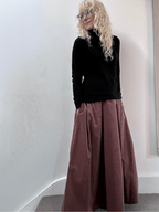 No More Nobody Valery Corduroy Maxi Skirt