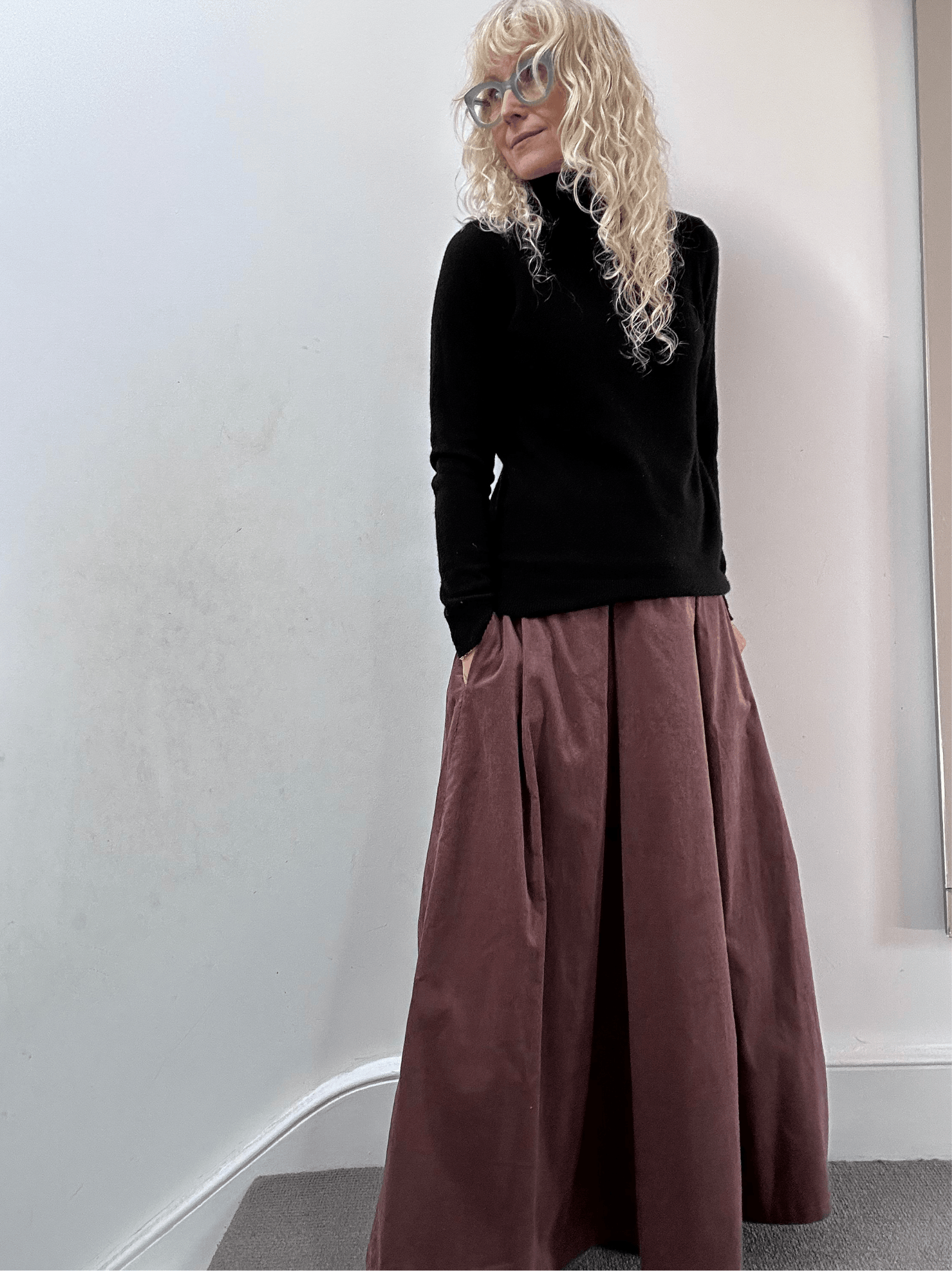 No More Nobody Valery Corduroy Maxi Skirt