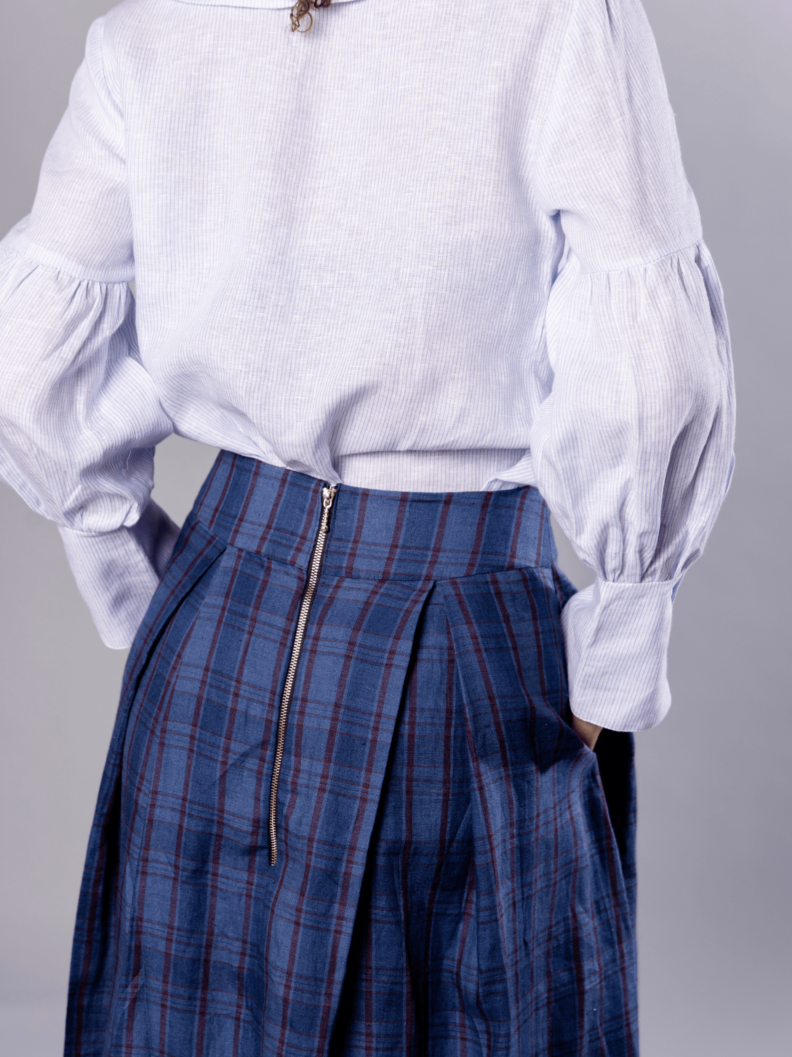 No More Nobody Valery Organic Linen Maxi Skirt
