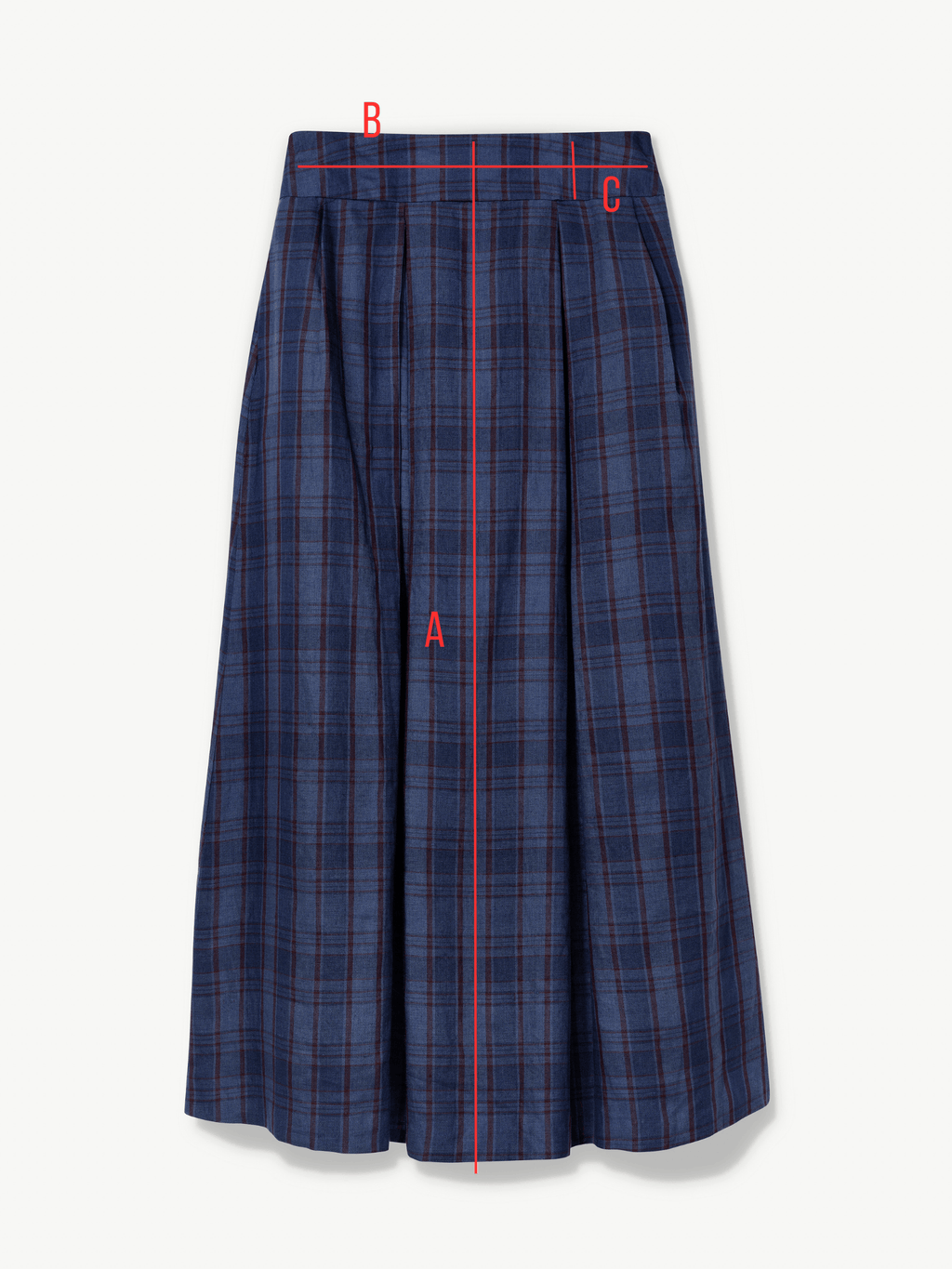 No More Nobody Valery Organic Linen Maxi Skirt