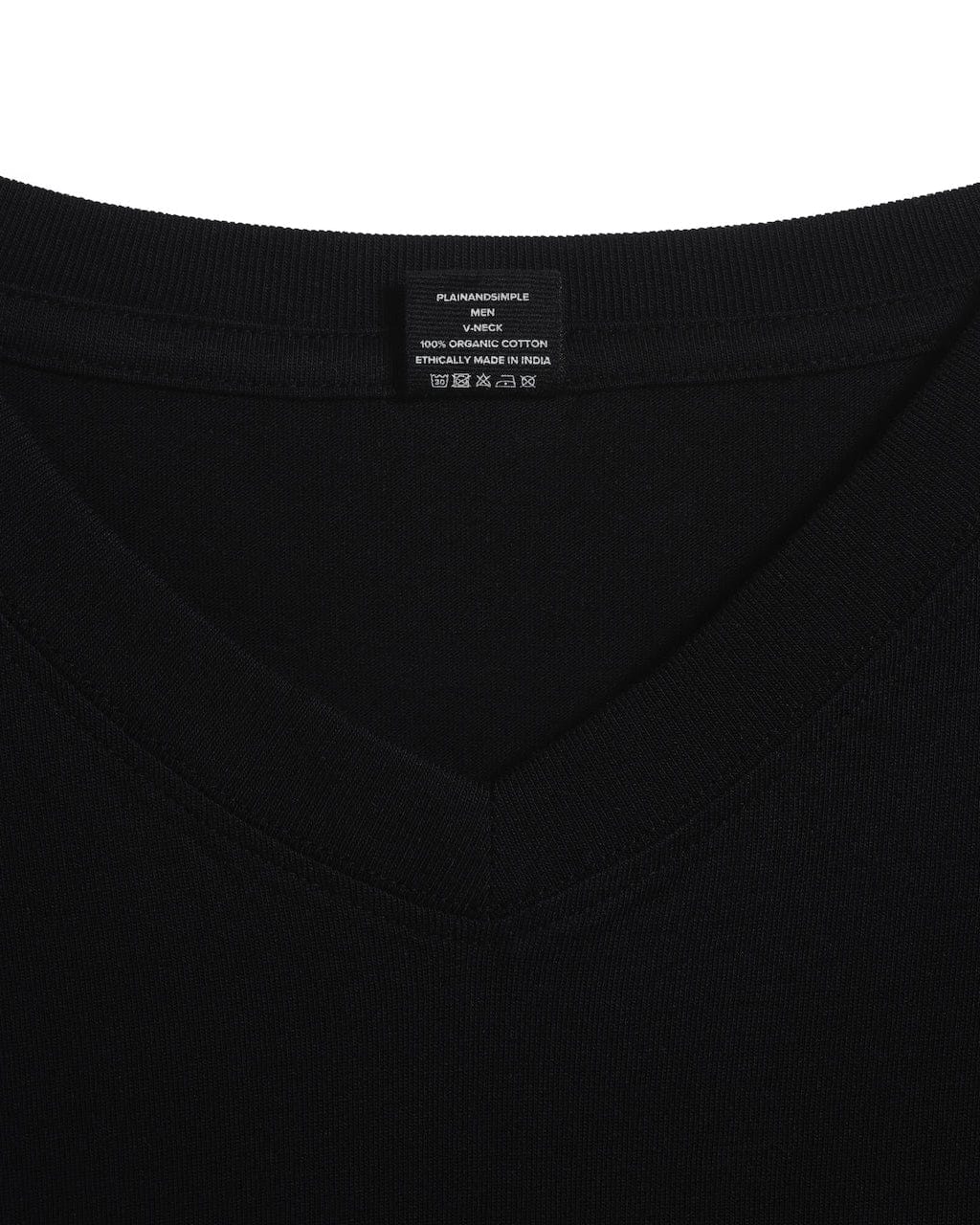 PLAINANDSIMPLE Oversized V-Neck T-Shirt