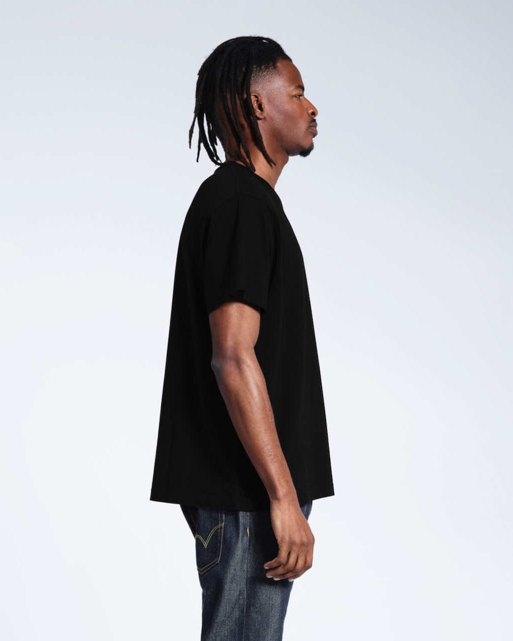 PLAINANDSIMPLE Oversized V-Neck T-Shirt