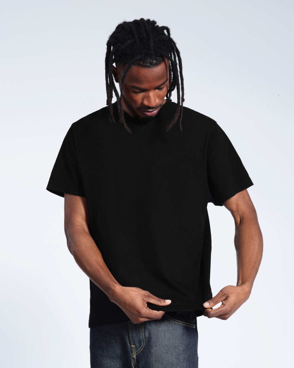 PLAINANDSIMPLE Oversized V-Neck T-Shirt