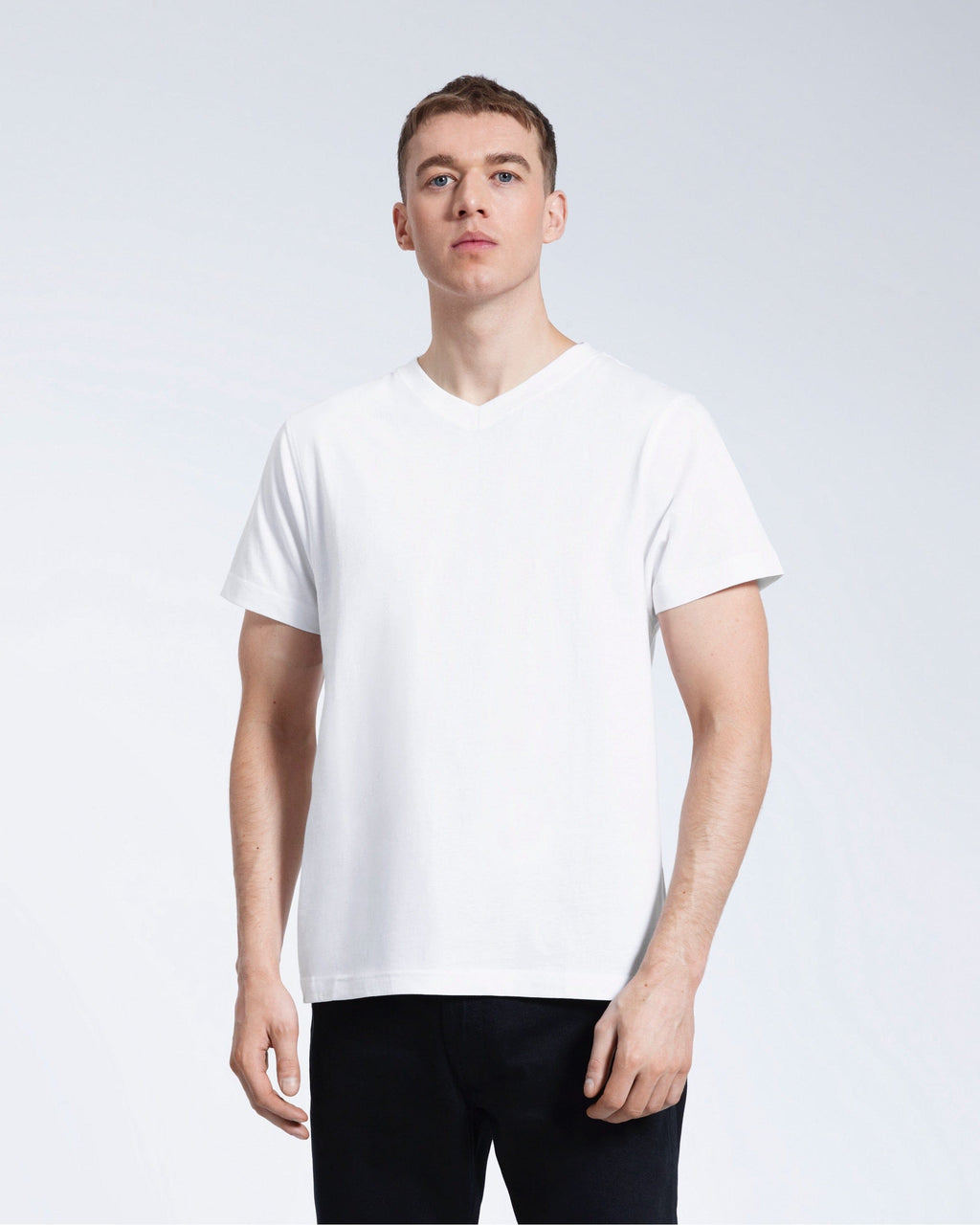 PLAINANDSIMPLE Oversized V-Neck T-Shirt
