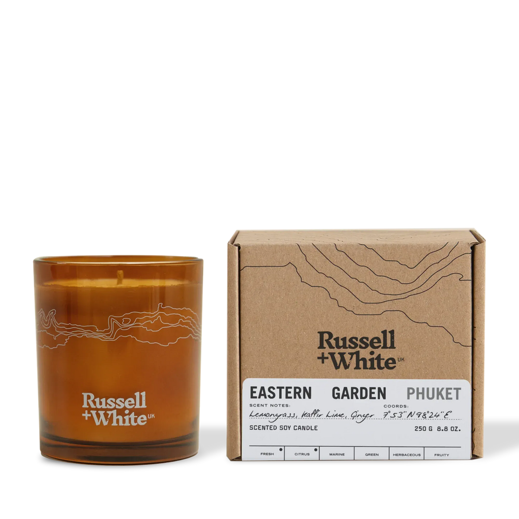 Russell + White Eastern Garden Scented Soy Candle