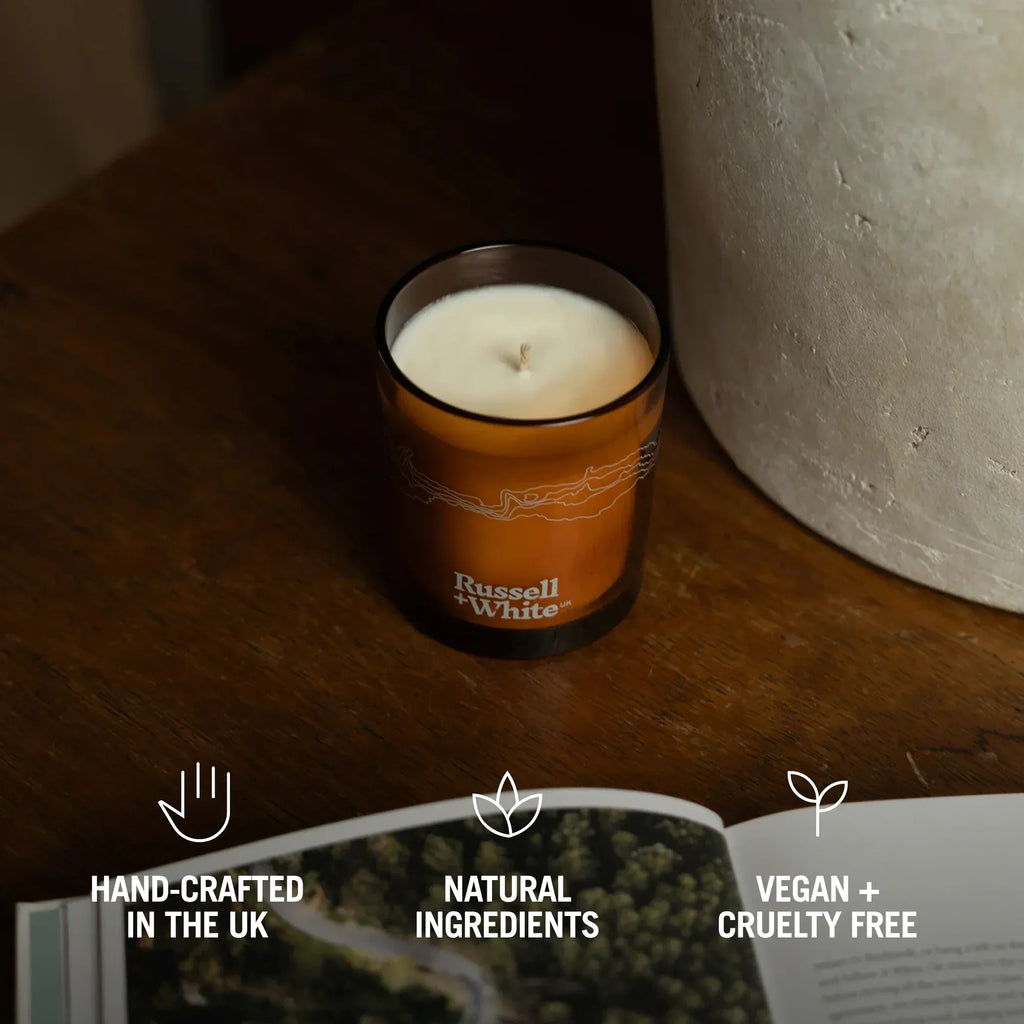 Russell + White Eastern Garden Scented Soy Candle