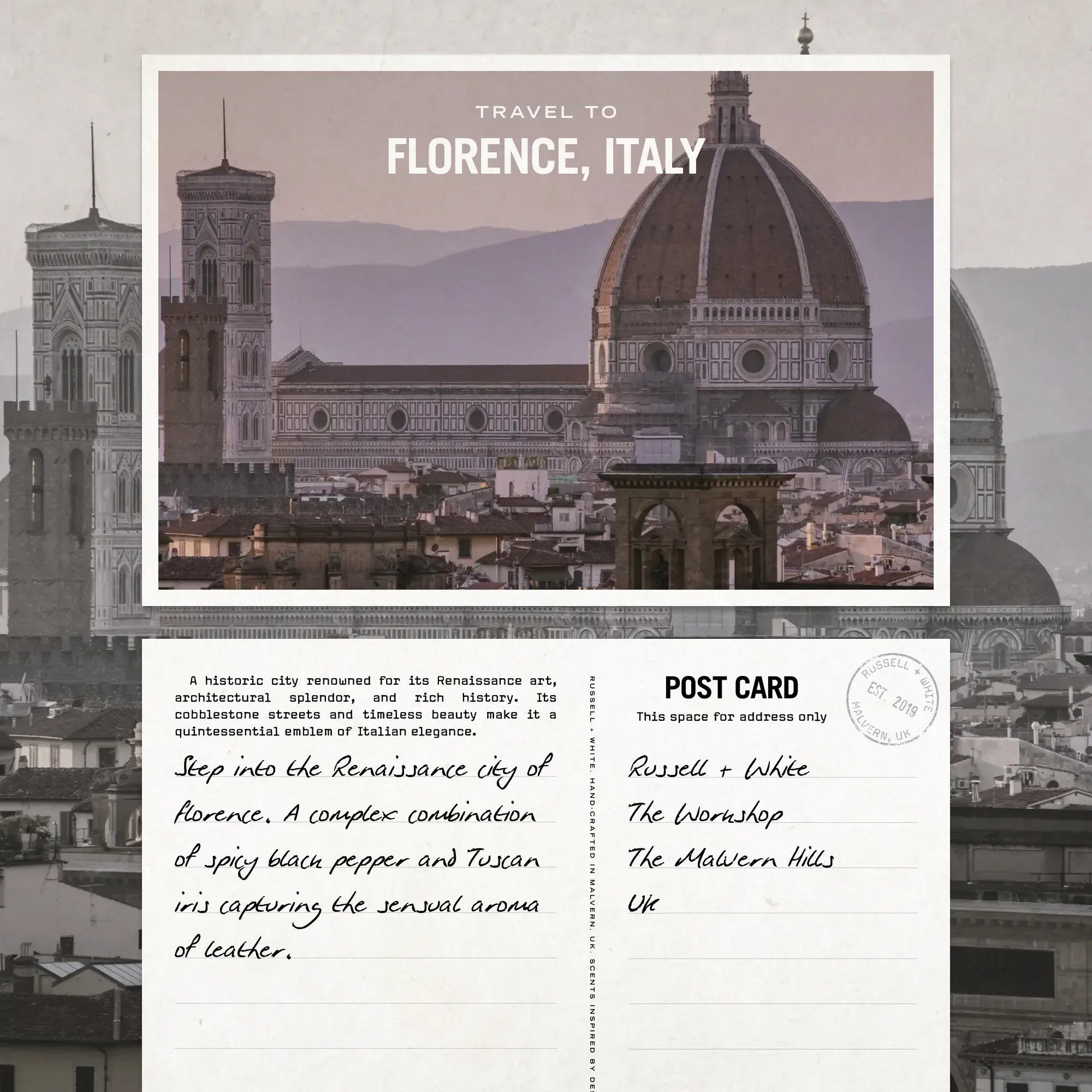 Russell + White Firenze Leather Reed Diffuser